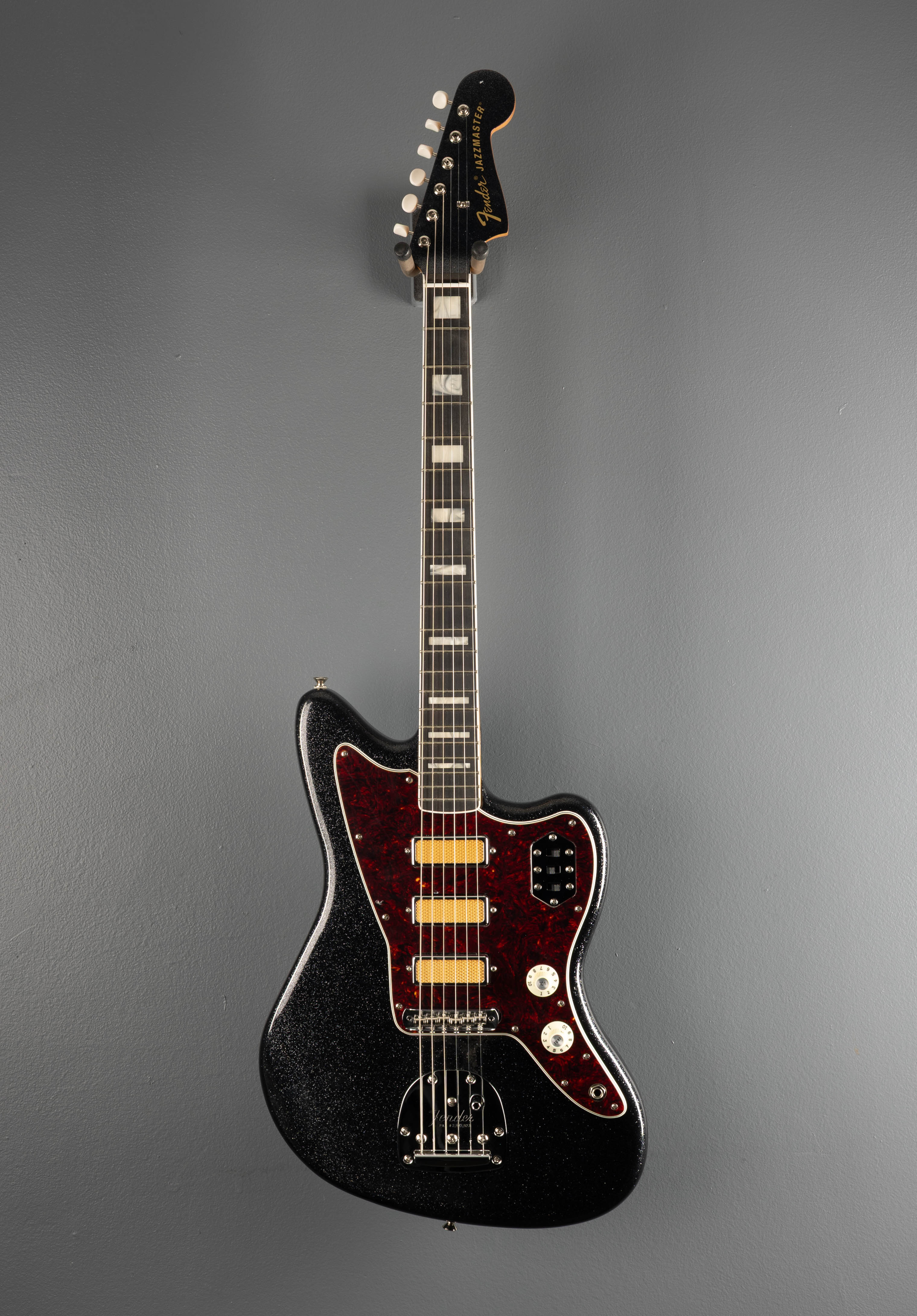 Gold Foil Jazzmaster - Black Sparkle - Image 3