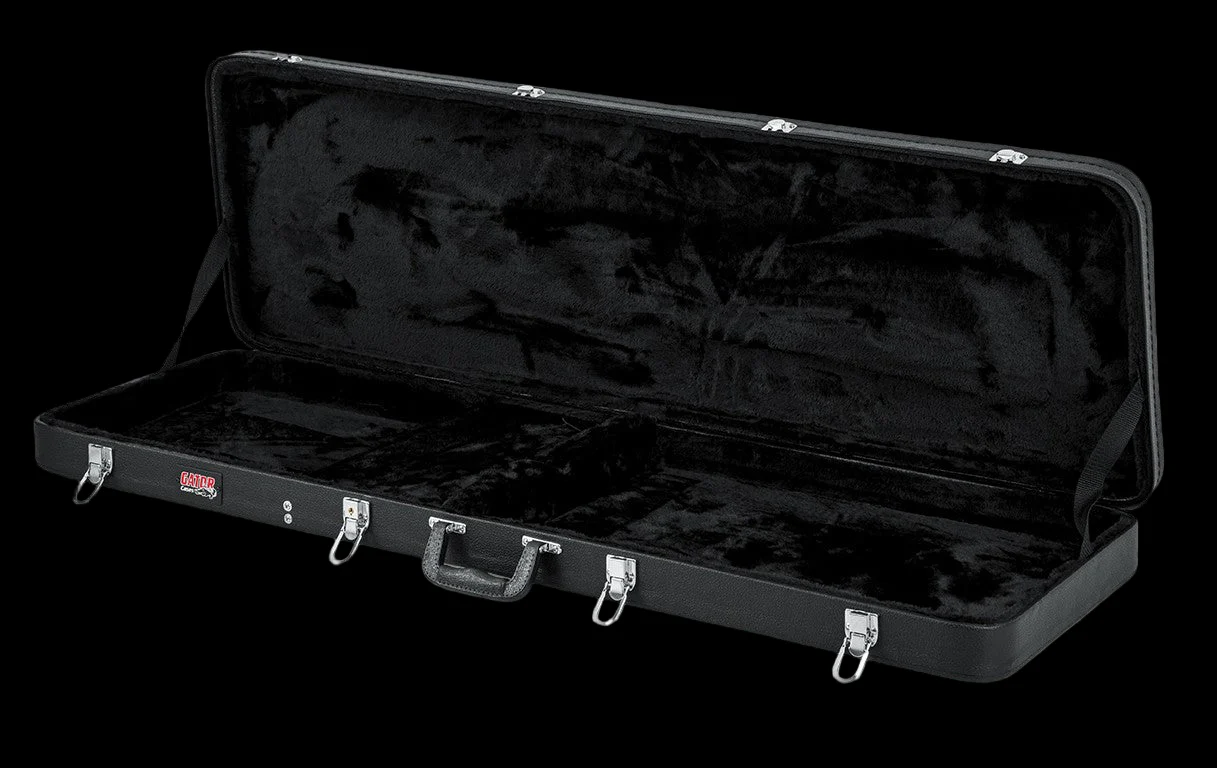 GWE-BASS Hard-Shell Wood Case For Bass Guitars - Image 2