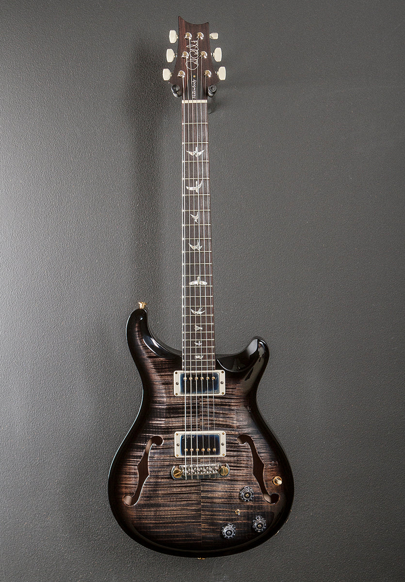 Hollowbody II Piezo 10 Top - Charcoal Wraparound Smokeburst - Image 3
