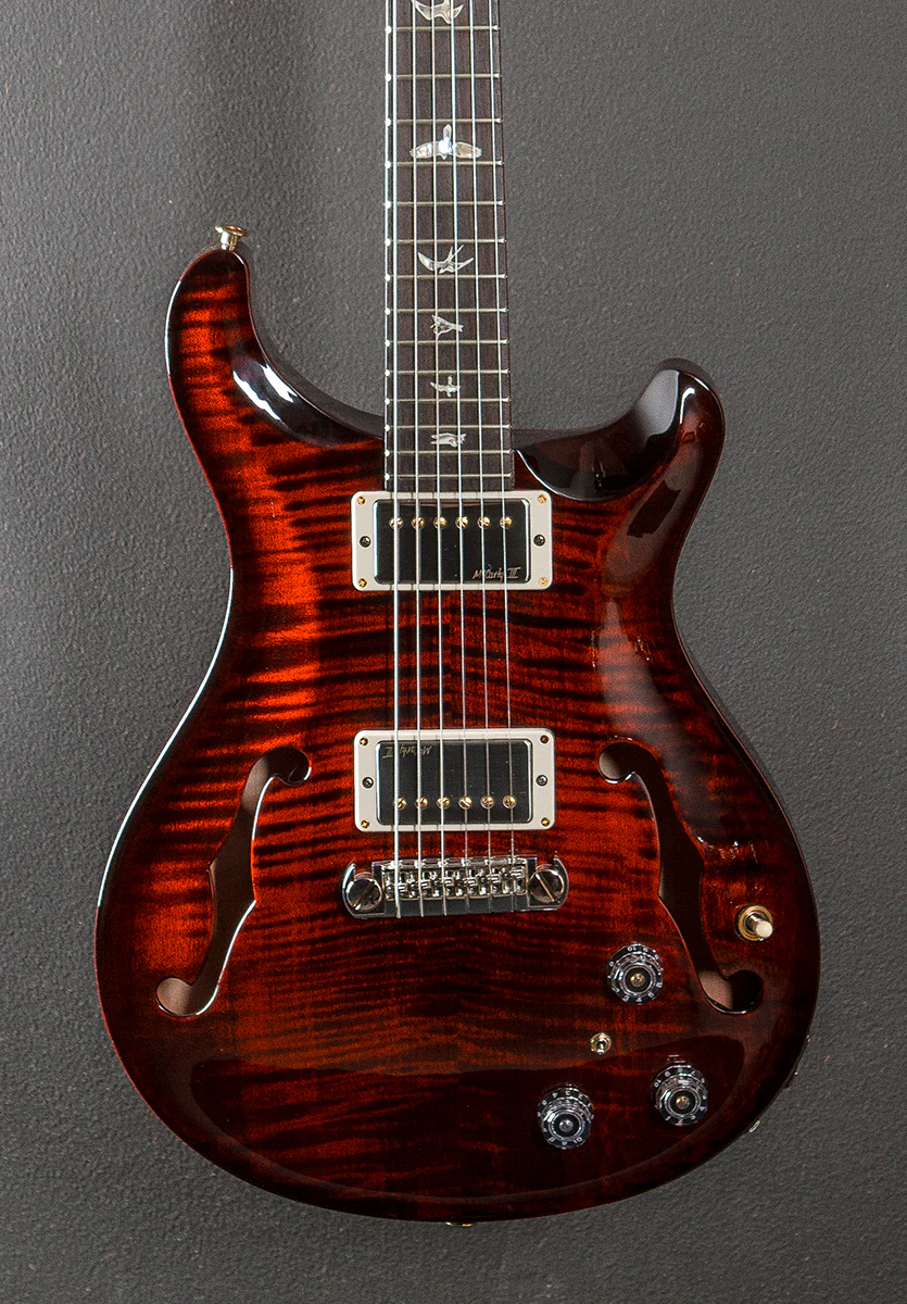 Hollowbody II Piezo 10 Top - Fire Red Wraparound Burst - Image 2
