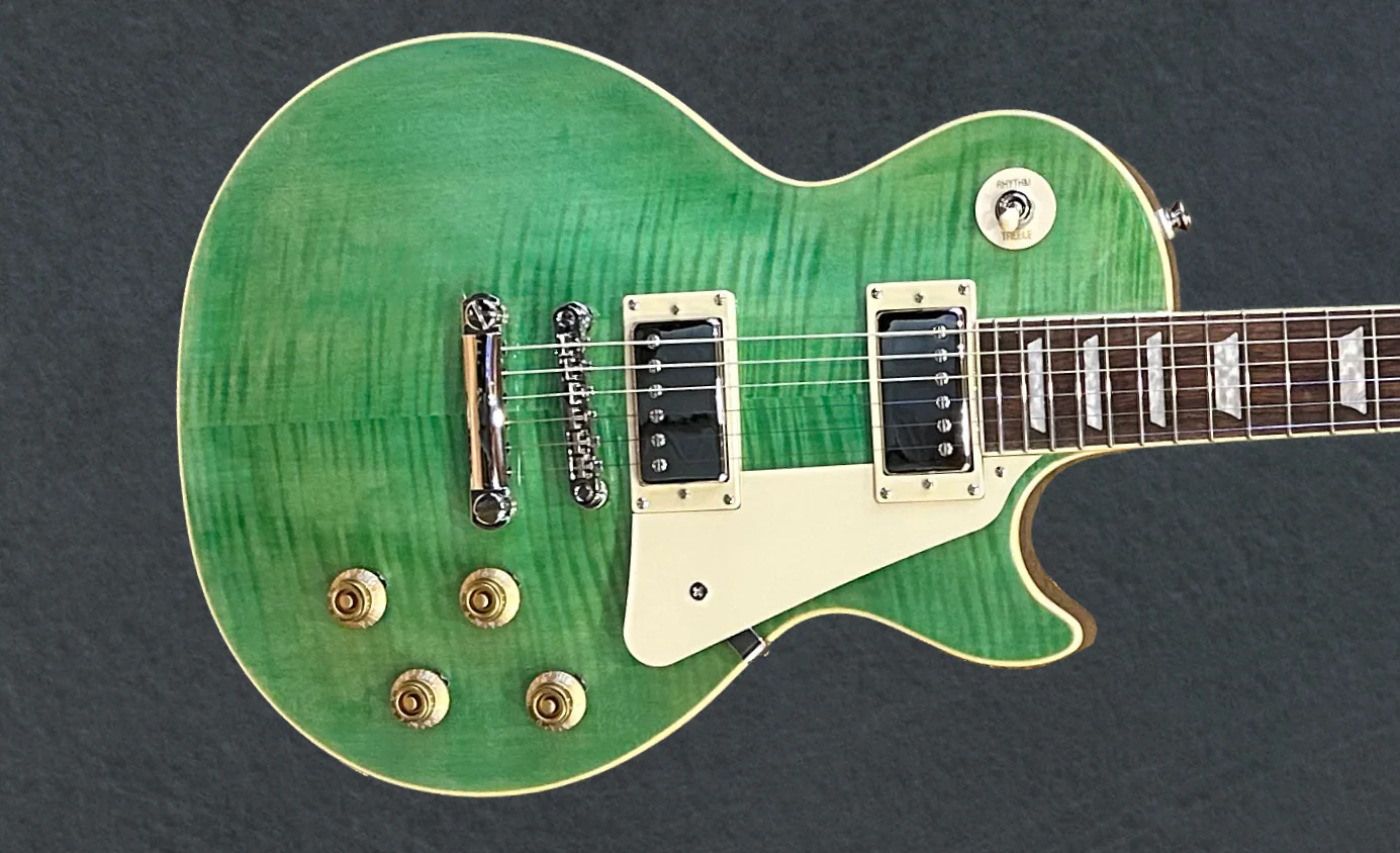 "Inspired by Gibson Collection" Les Paul Standard 50ās Figured - Seafoam Green