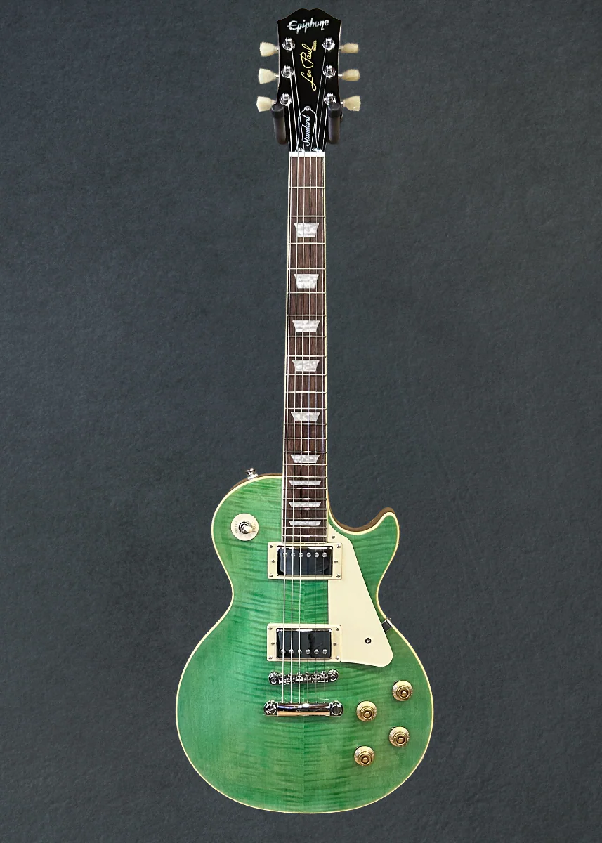"Inspired by Gibson Collection" Les Paul Standard 50ās Figured - Seafoam Green - Image 3