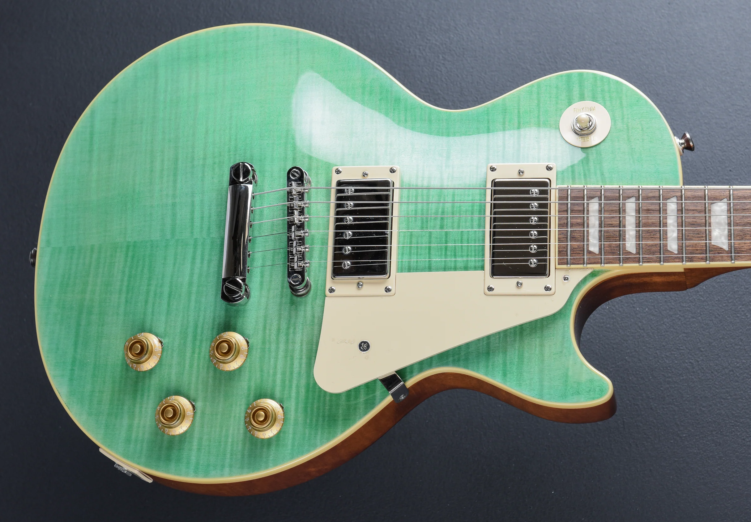 "Inspired by Gibson Collection" Les Paul Standard 50ās Figured - Seafoam Green