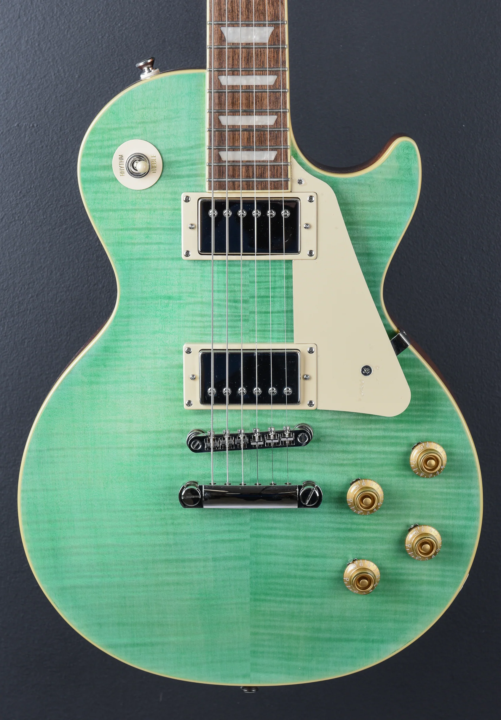 "Inspired by Gibson Collection" Les Paul Standard 50ās Figured - Seafoam Green - Image 2