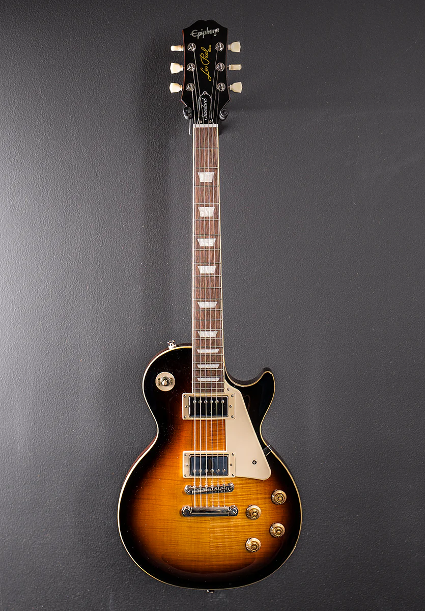 "Inspired by Gibson Collection" Les Paul Standard 50's Figured Top - Bourbon Burst - Image 3