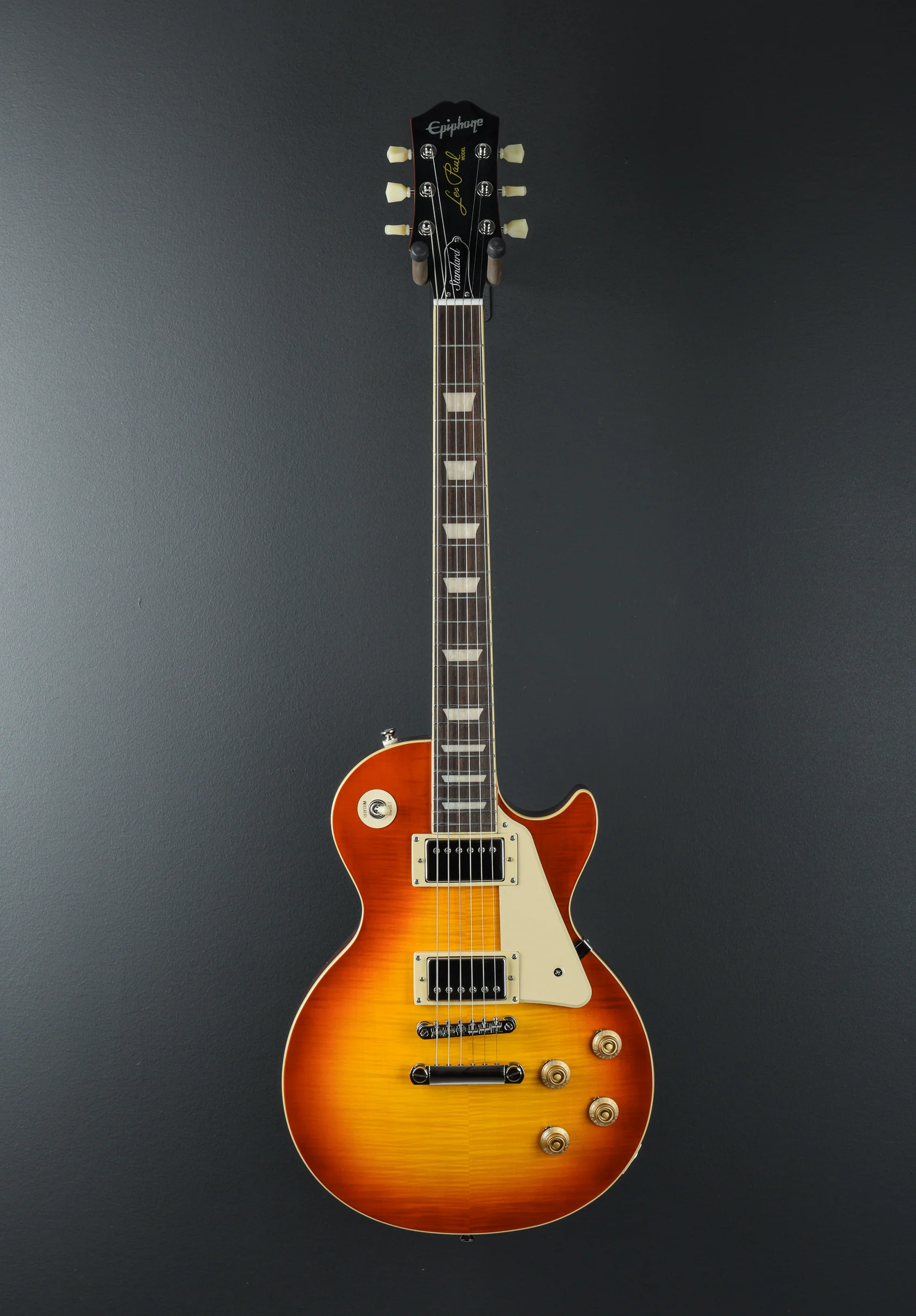 "Inspired by Gibson Collection" Les Paul Standard 50's Figured Top - Washed Cherry - Image 3