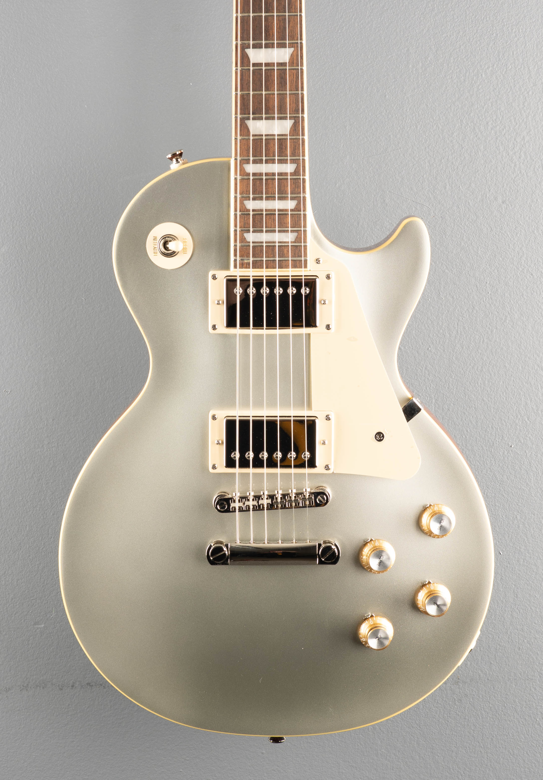"Inspired by Gibson Collection" Les Paul Standard 60’s - Silver Mist - Image 2