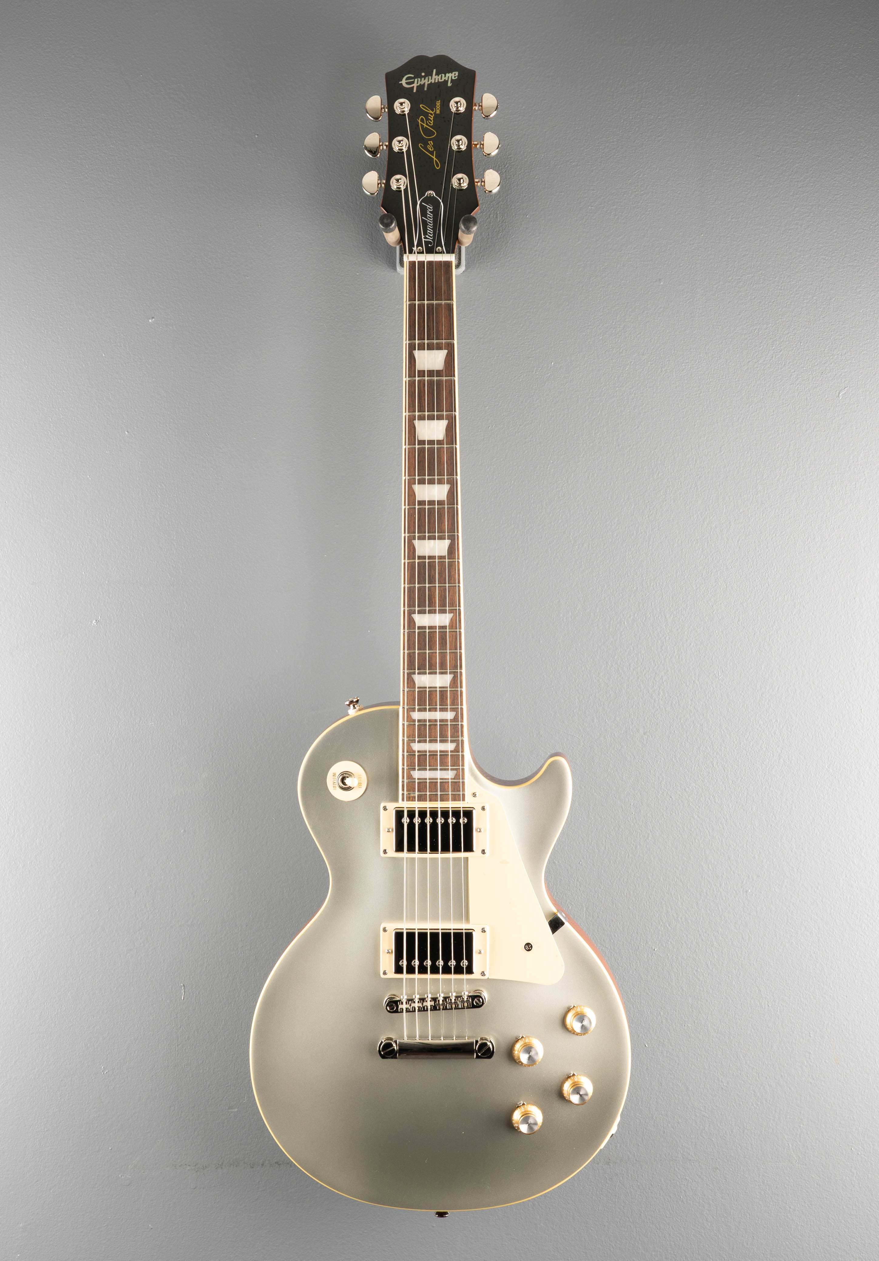 "Inspired by Gibson Collection" Les Paul Standard 60’s - Silver Mist - Image 3