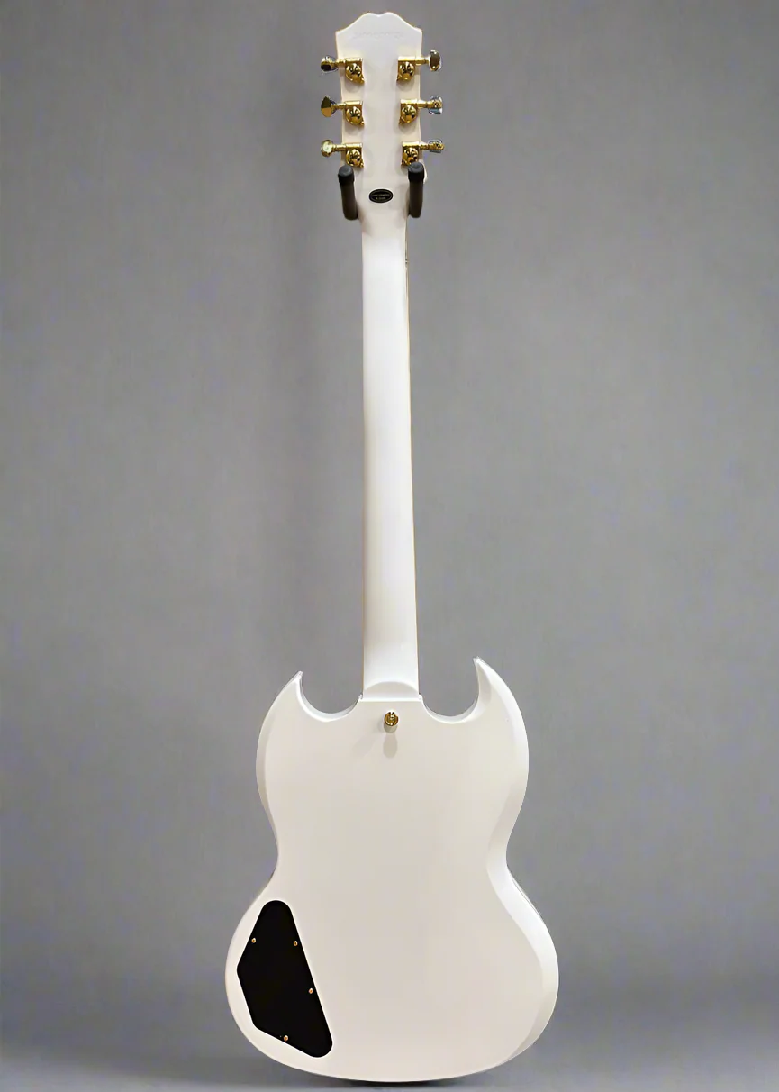 "Inspired by Gibson Collection" SG Custom - Alpine White - Image 5