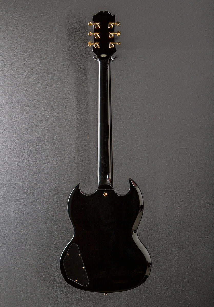"Inspired by Gibson Collection" SG Custom - Ebony - Image 5