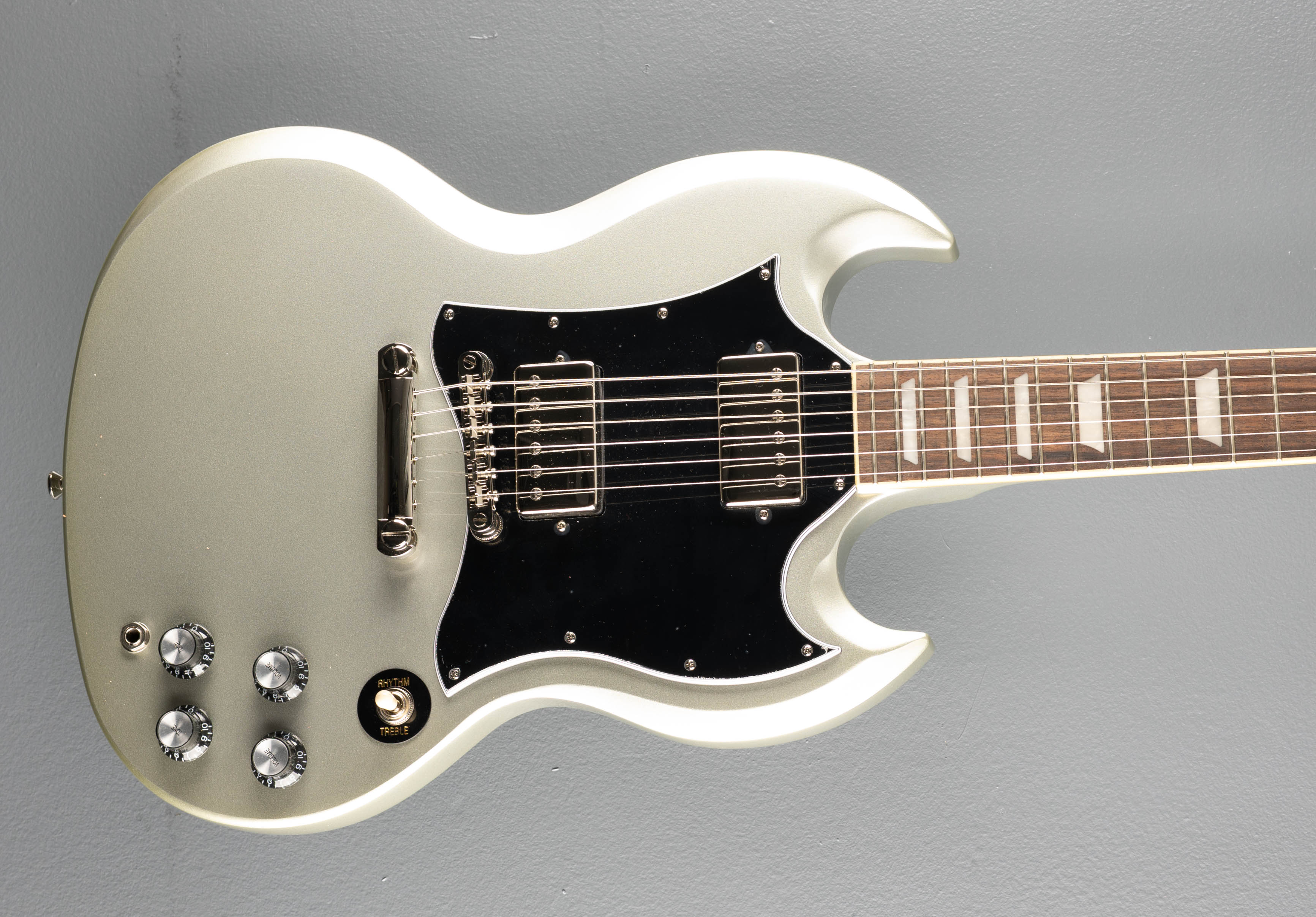 "Inspired by Gibson Collection" SG Standard - Silver Mist