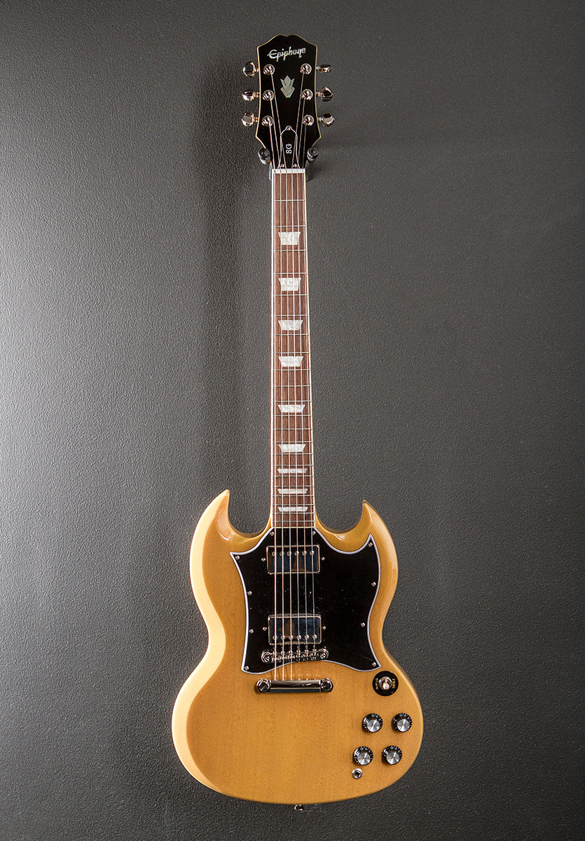 "Inspired by Gibson Collection" SG Standard - TV Yellow - Image 3
