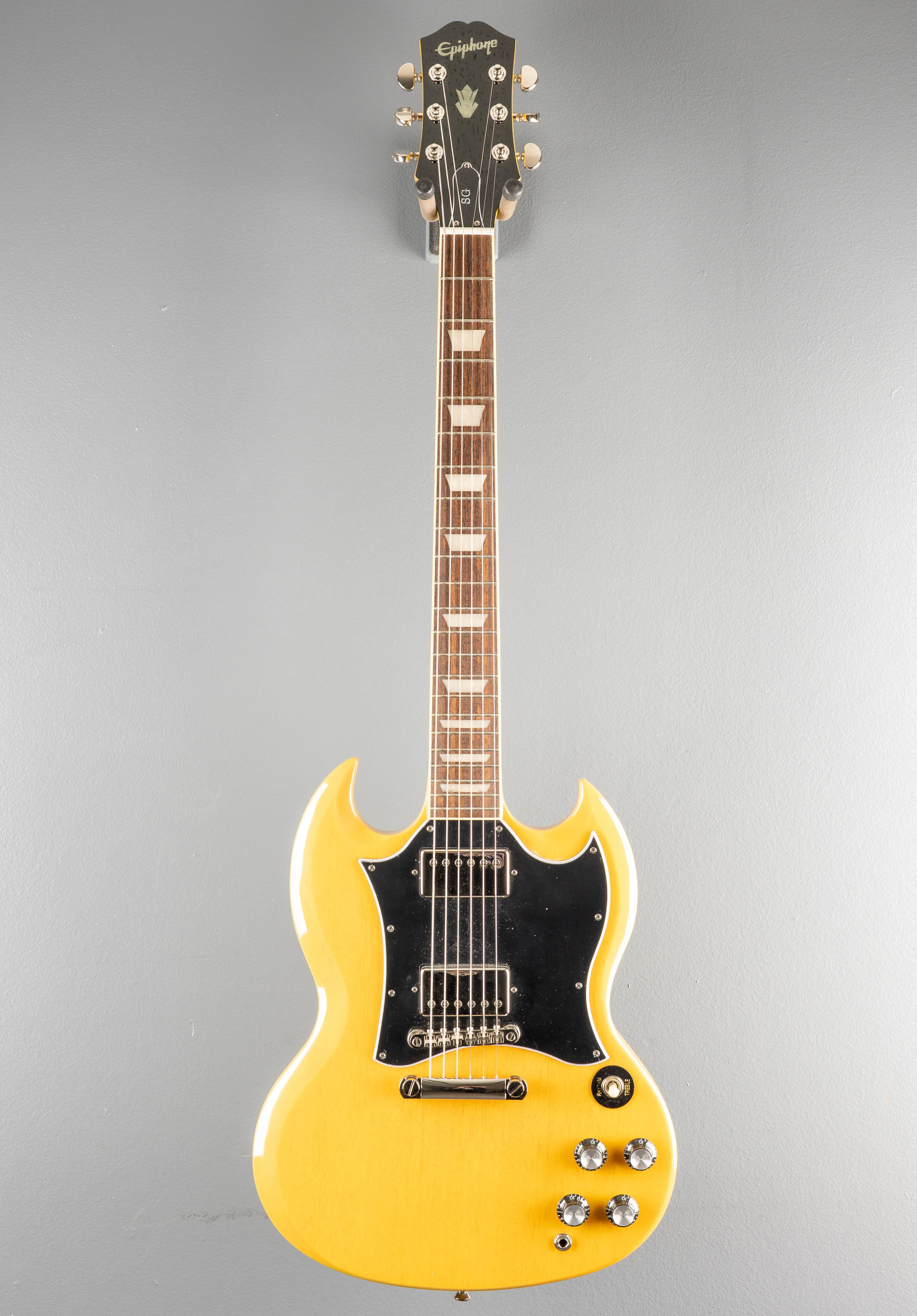 "Inspired by Gibson Collection" SG Standard - TV Yellow - Image 3