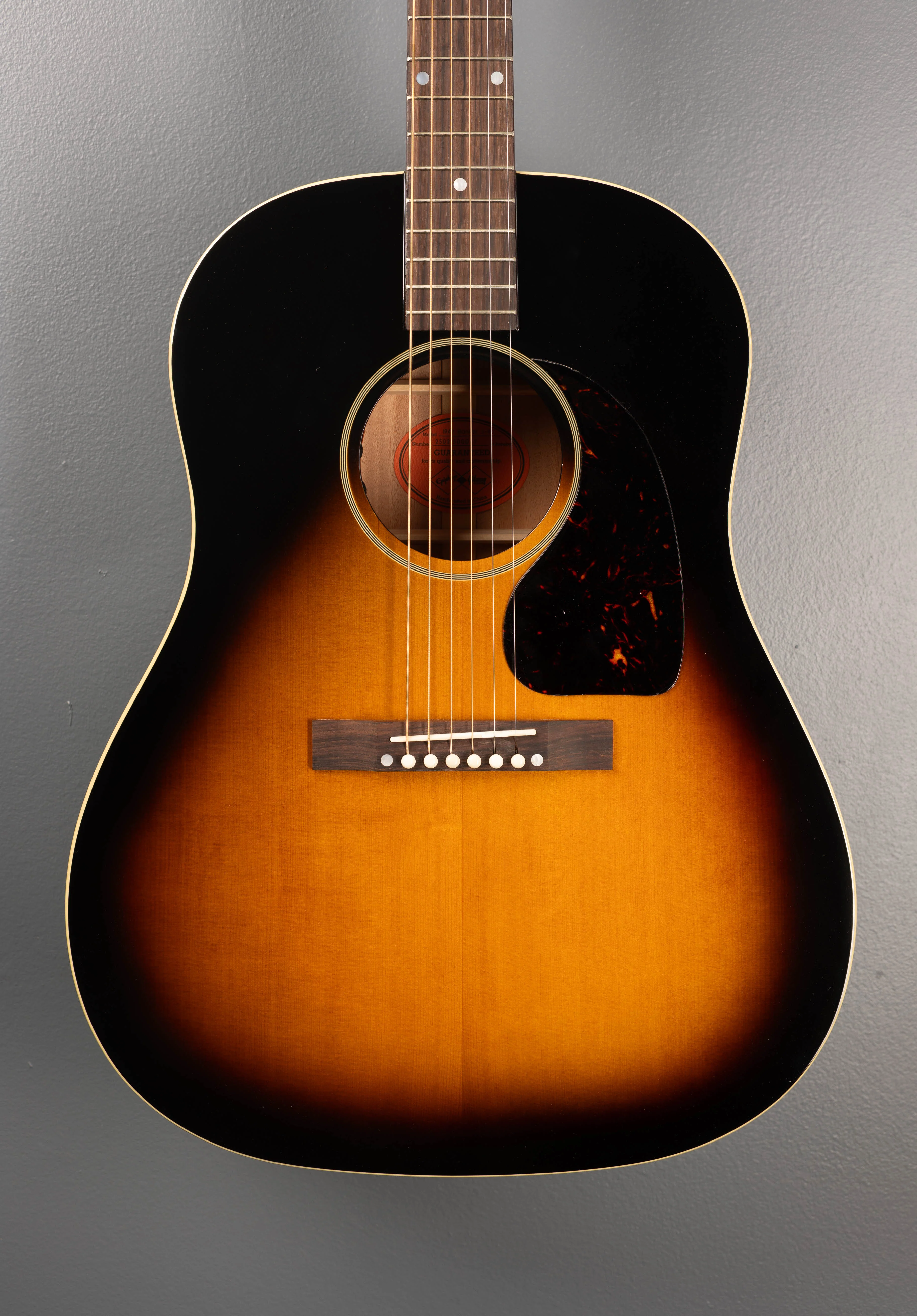 Inspired By Gibson Custom 1942 Banner J-45 Reissue - Vintage Sunburst - Image 2