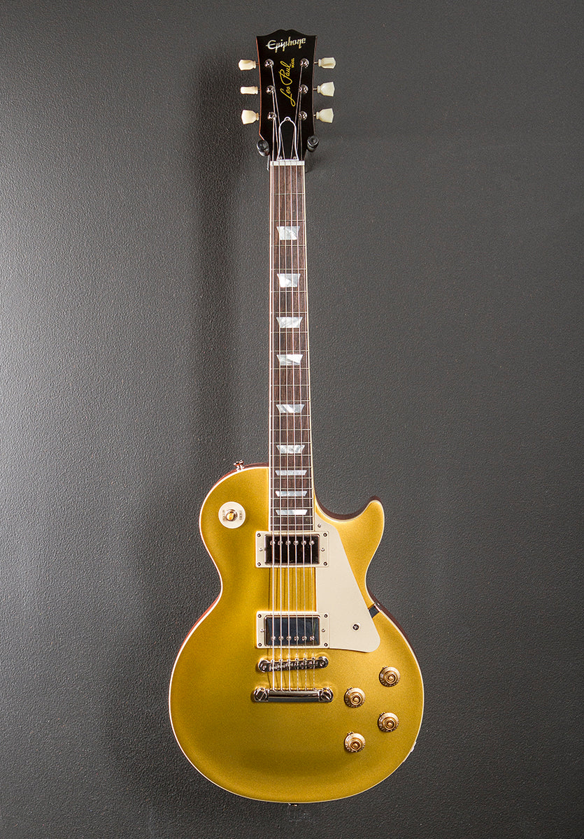 "Inspired by Gibson Custom" 1957 Les Paul Goldtop Reissue - Double Gold - Image 3