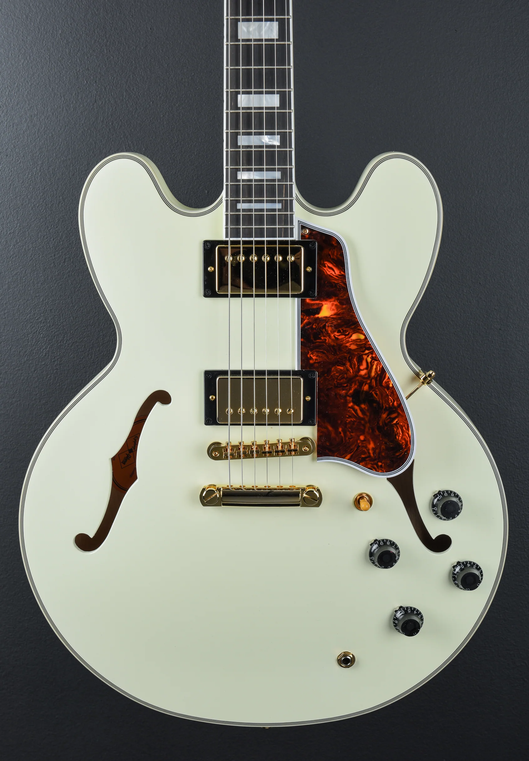 "Inspired by Gibson Custom" 1959 ES-355 - Classic White - Image 2