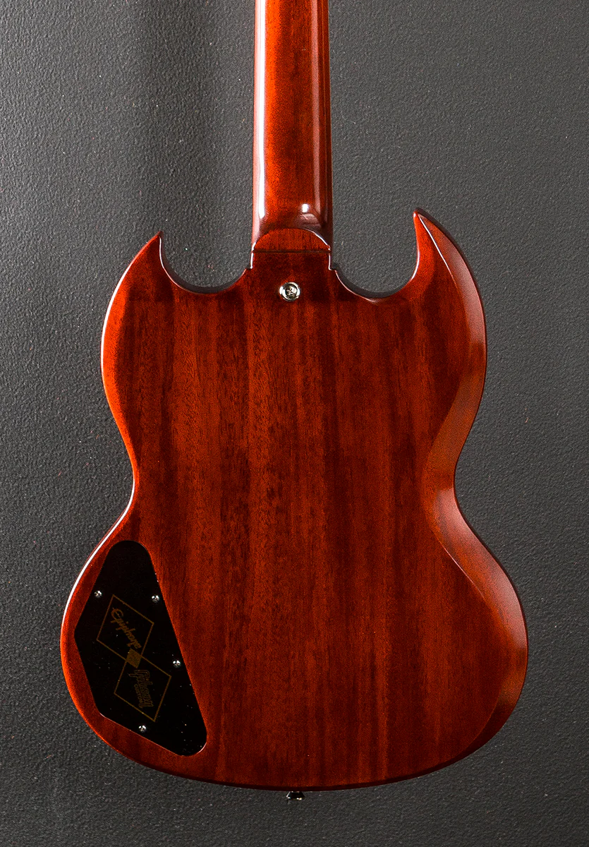 "Inspired by Gibson Custom" 1964 SG Standard Reissue w/Maestro Vibrola - Cherry Red - Image 4