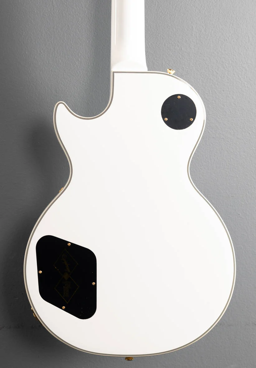 "Inspired by Gibson Custom" Les Paul Custom - Alpine White - Image 4