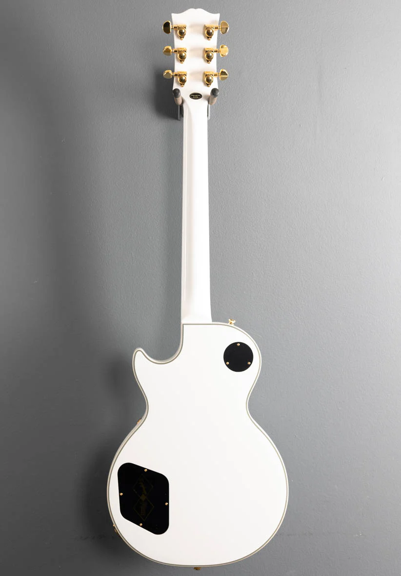 "Inspired by Gibson Custom" Les Paul Custom - Alpine White - Image 5
