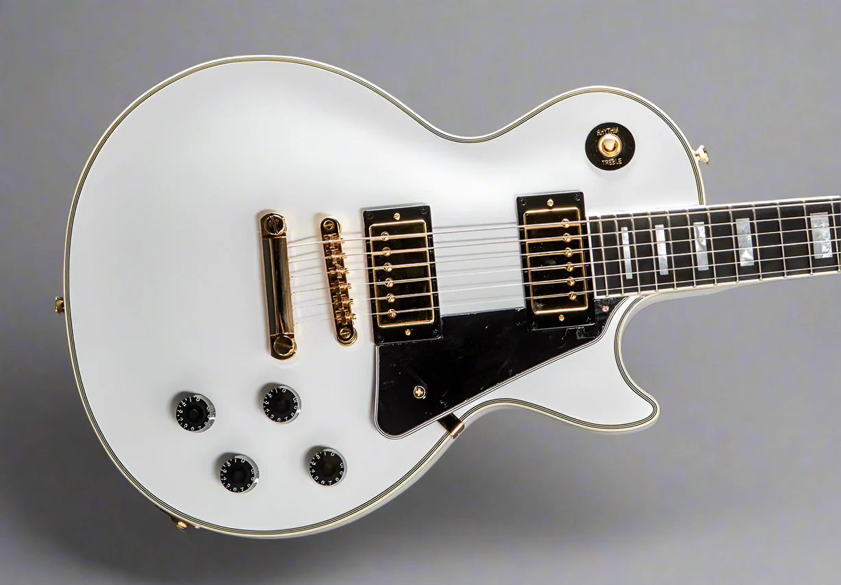 "Inspired by Gibson Custom" Les Paul Custom - Alpine White