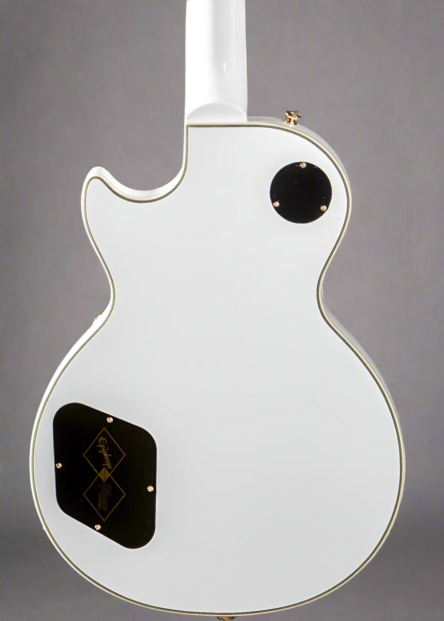 "Inspired by Gibson Custom" Les Paul Custom - Alpine White - Image 4