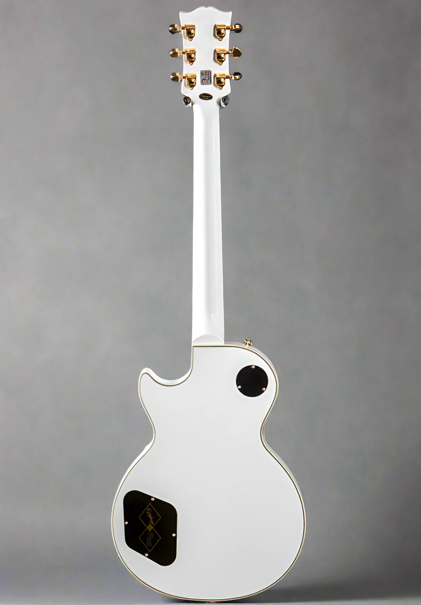"Inspired by Gibson Custom" Les Paul Custom - Alpine White - Image 5