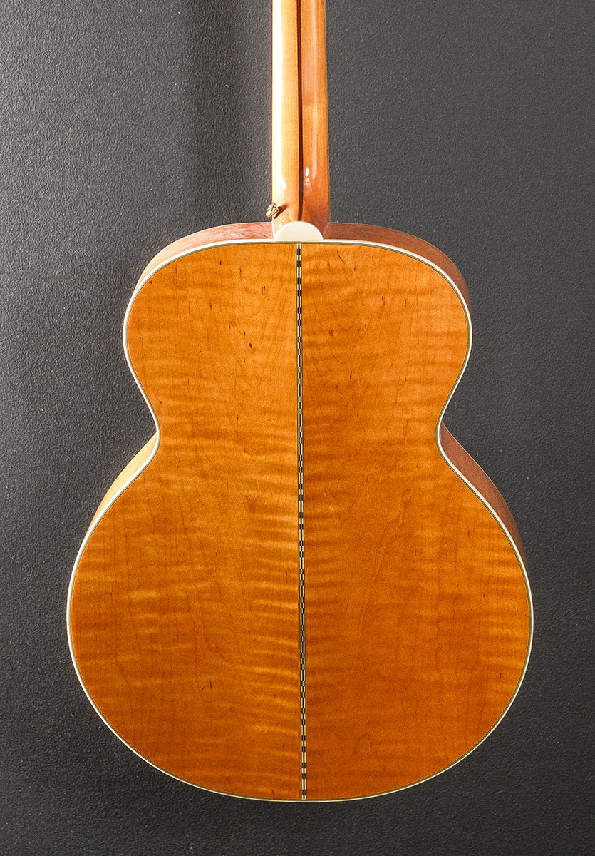 "Inspired by Gibson" J-200 - Aged Gloss Antique Natural - Image 4