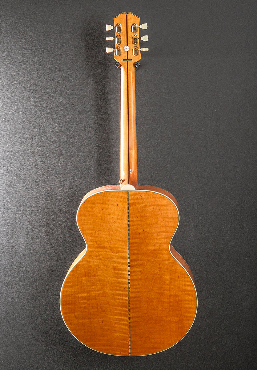 "Inspired by Gibson" J-200 - Aged Gloss Antique Natural - Image 5