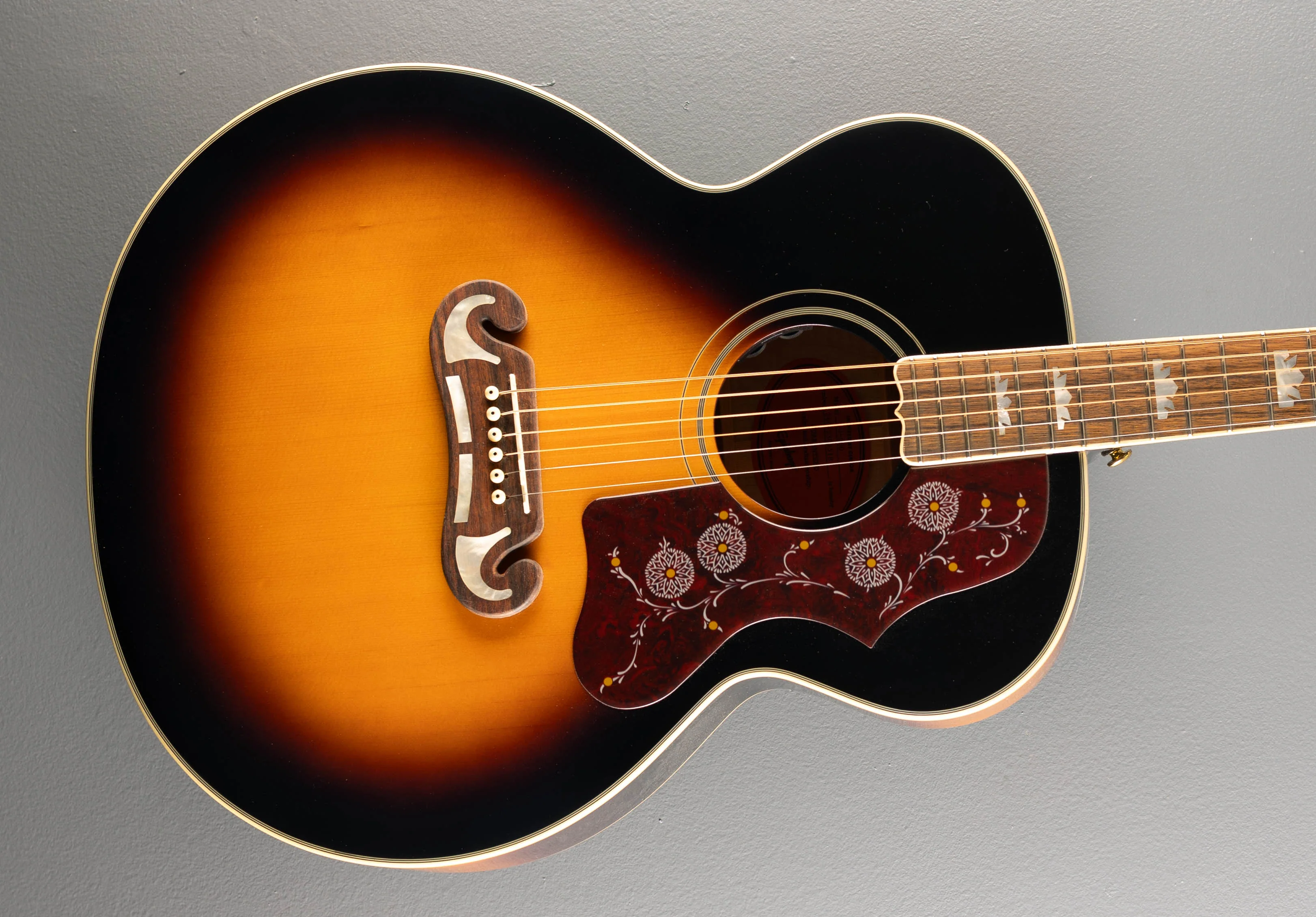 "Inspired by Gibson" J-200 - Aged Gloss Vintage Sunburst
