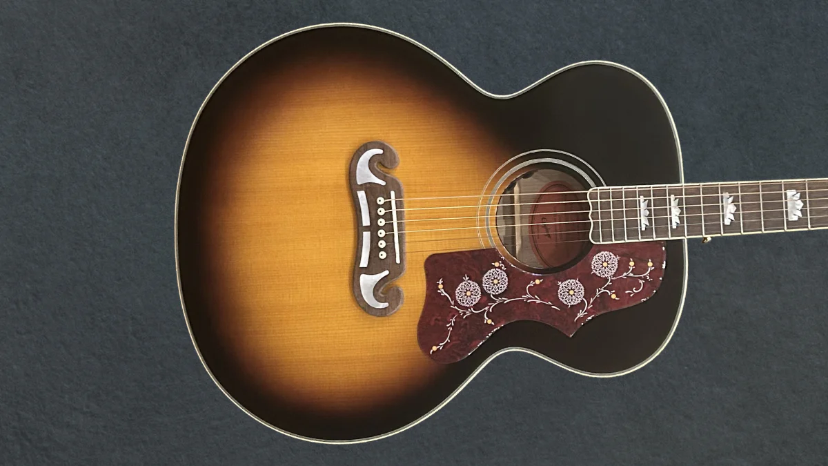 "Inspired by Gibson" J-200 - Aged Gloss Vintage Sunburst