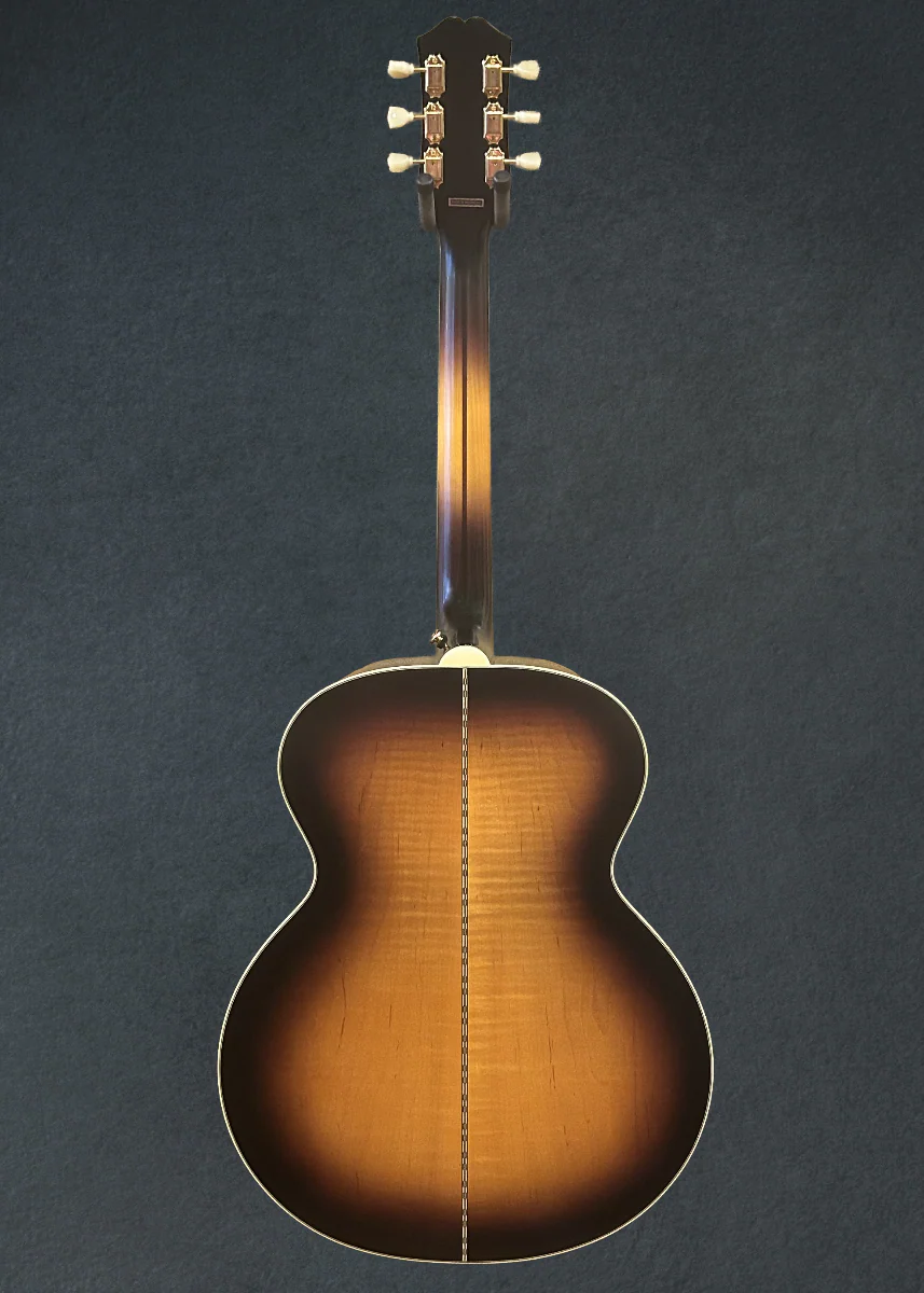 "Inspired by Gibson" J-200 - Aged Gloss Vintage Sunburst - Image 5