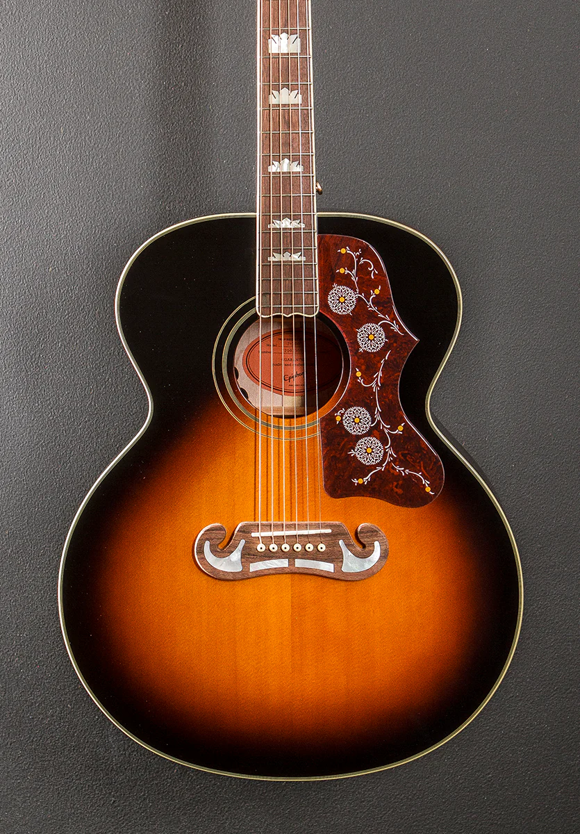"Inspired by Gibson" J-200 - Aged Gloss Vintage Sunburst - Image 2