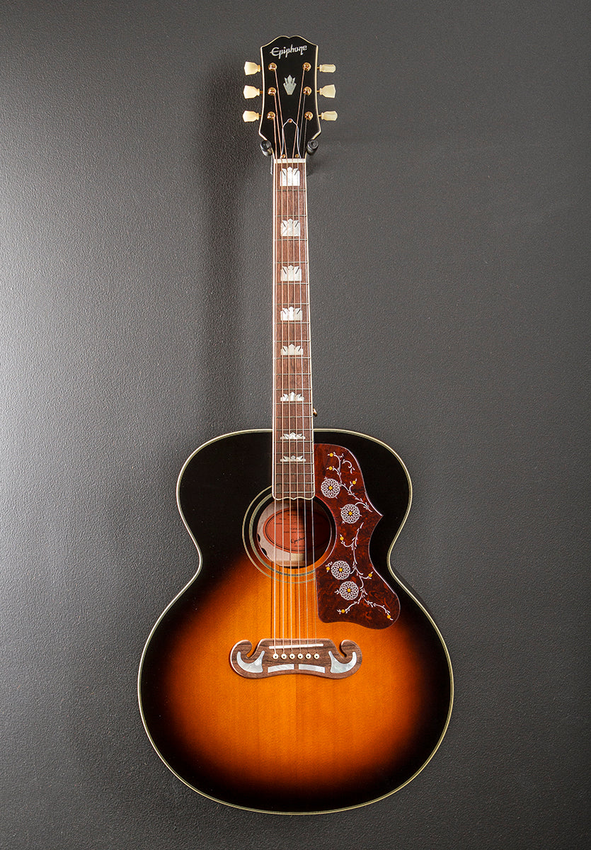 "Inspired by Gibson" J-200 - Aged Gloss Vintage Sunburst - Image 3
