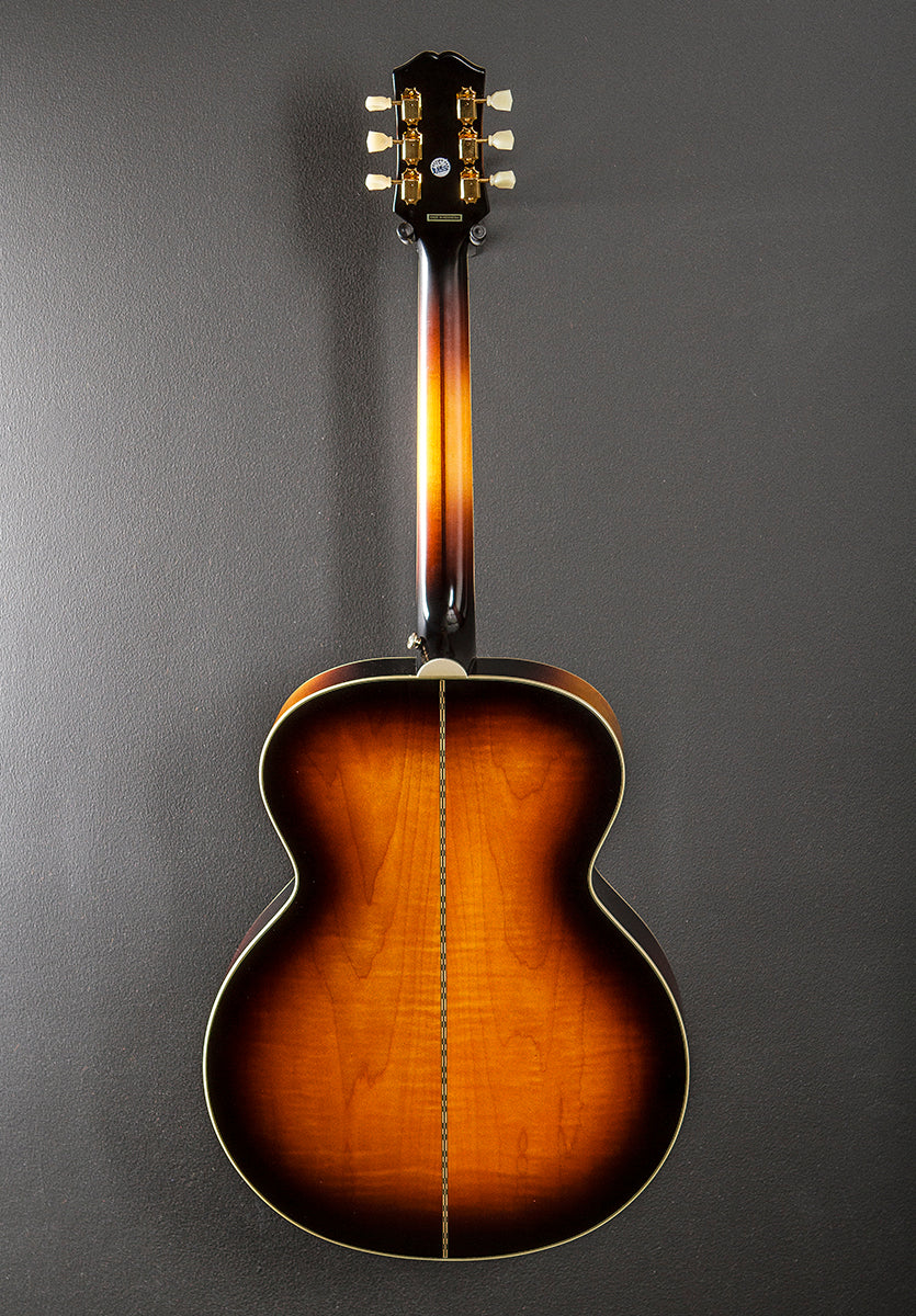 "Inspired by Gibson" J-200 - Aged Gloss Vintage Sunburst - Image 5