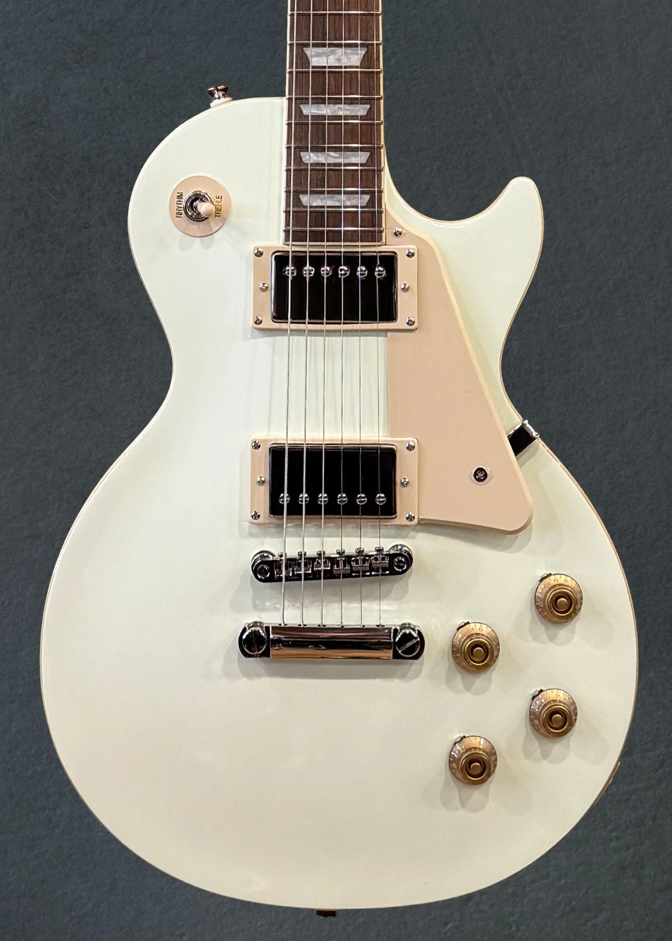 "Inspired by Gibson" Les Paul Standard 50's - Classic White - Image 2