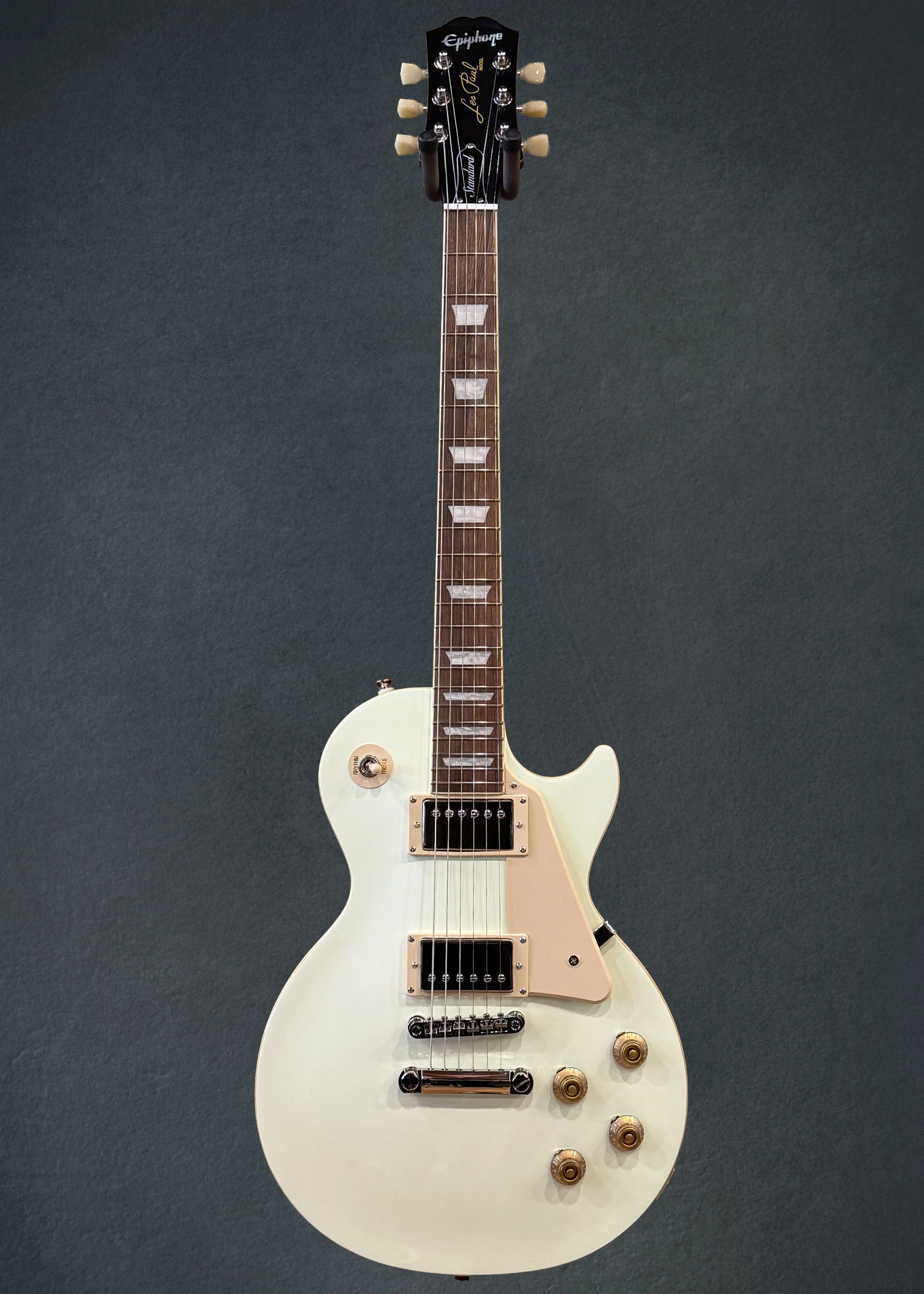 "Inspired by Gibson" Les Paul Standard 50's - Classic White - Image 3