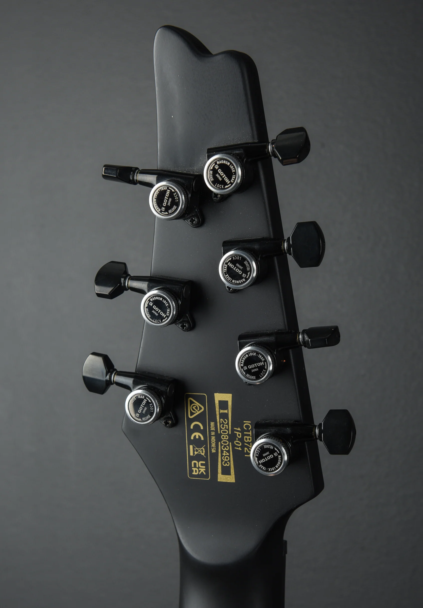 Iron Label Iceman 7 String - Black Flat - Image 8