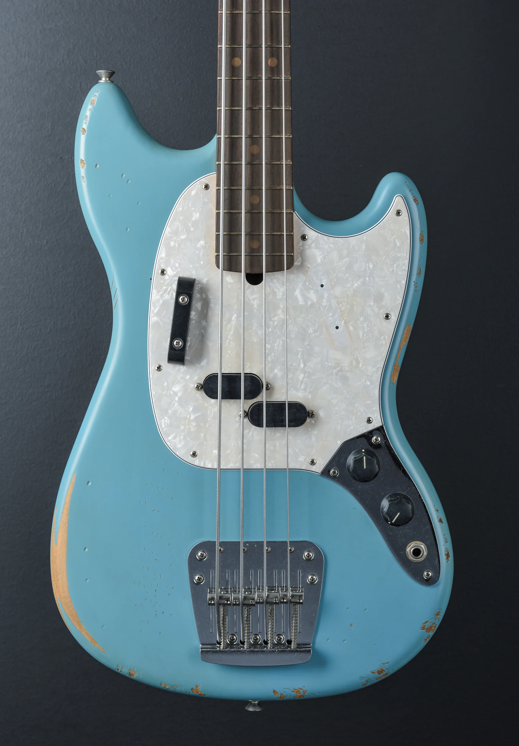 JMJ Road Worn Mustang Bass - Faded Daphne Blue - Image 2