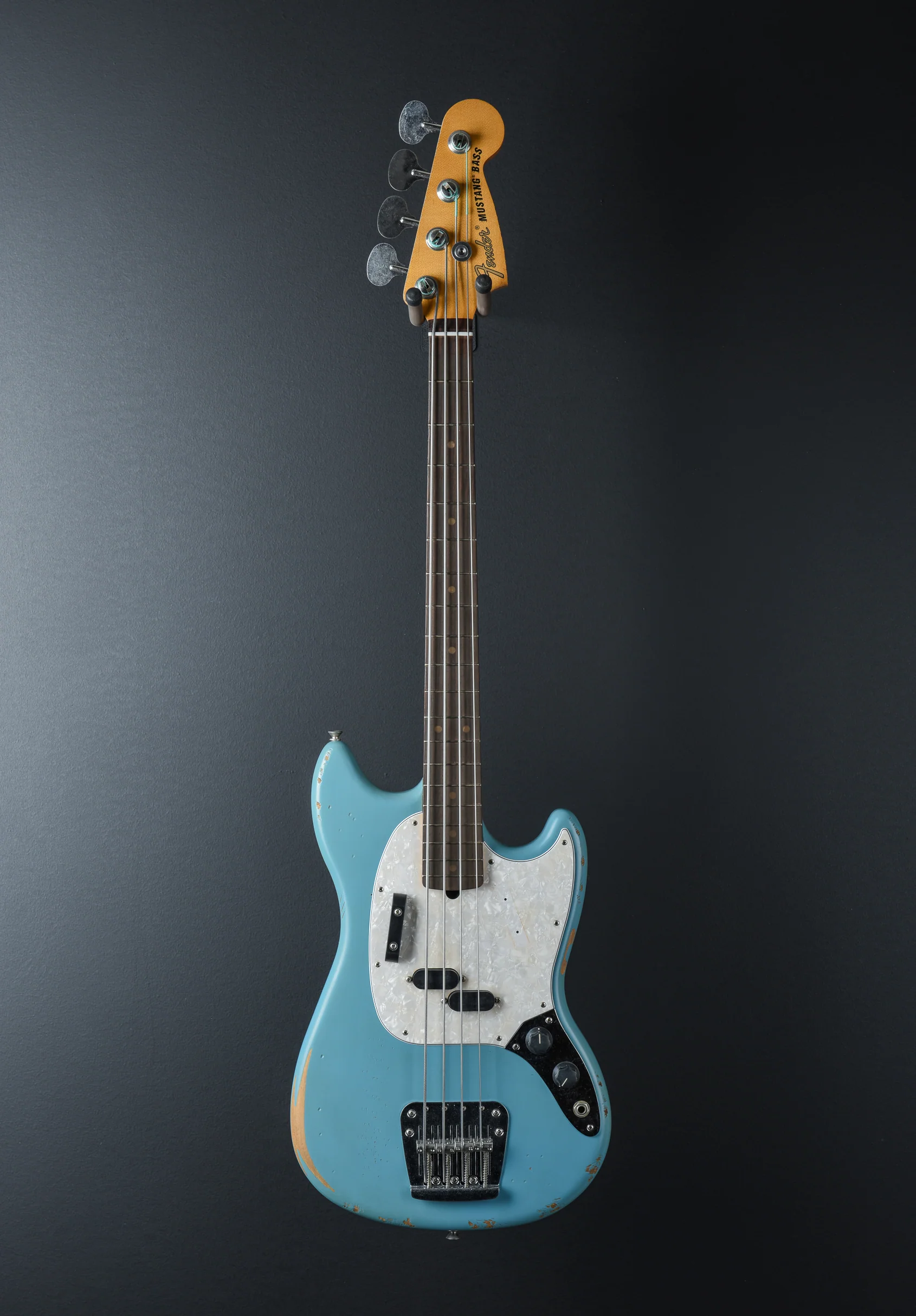 JMJ Road Worn Mustang Bass - Faded Daphne Blue - Image 3