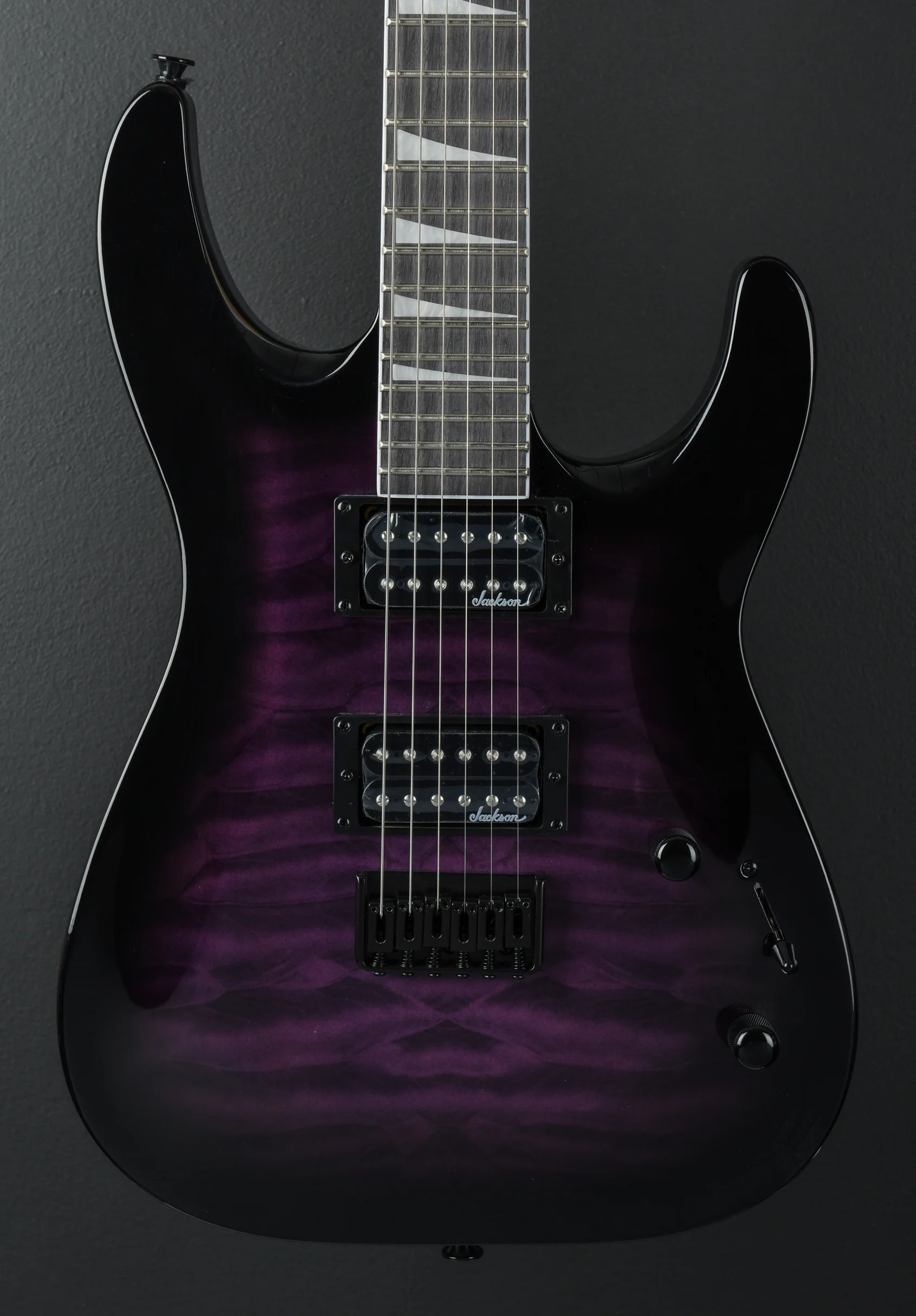 JS Series Dinky Arch Top JS32Q DKA HT - Transparent Purple Burst - Image 2