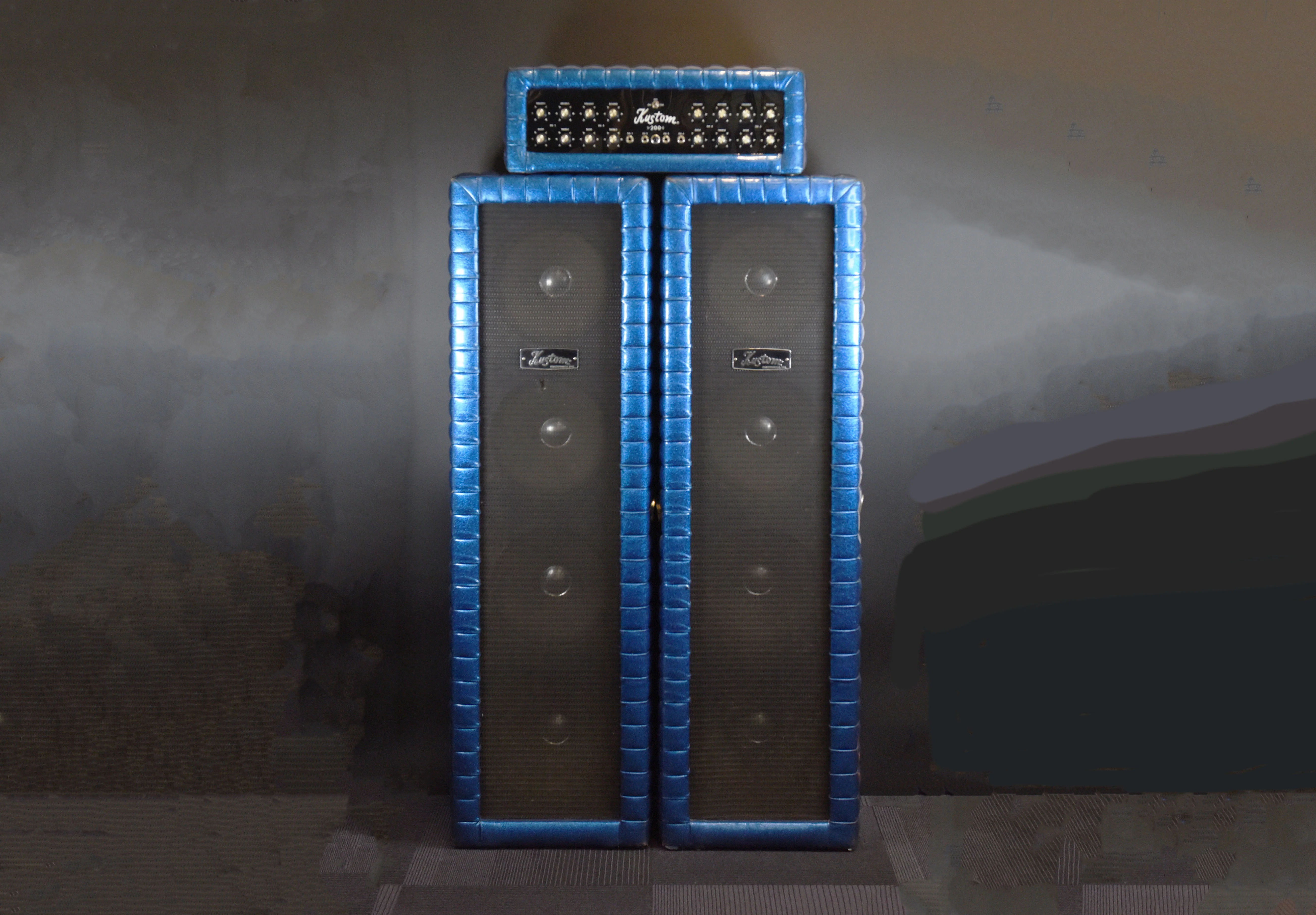 K200B-5 PA Head and 4x12" Column Pair, Early 70s