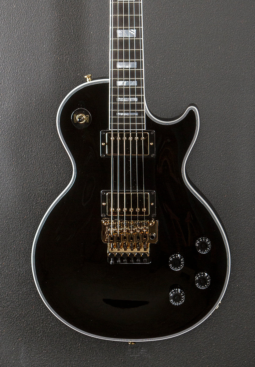 Les Paul Axcess Custom w/Ebony Fingerboard Floyd Rose Gloss - Ebony - Image 2