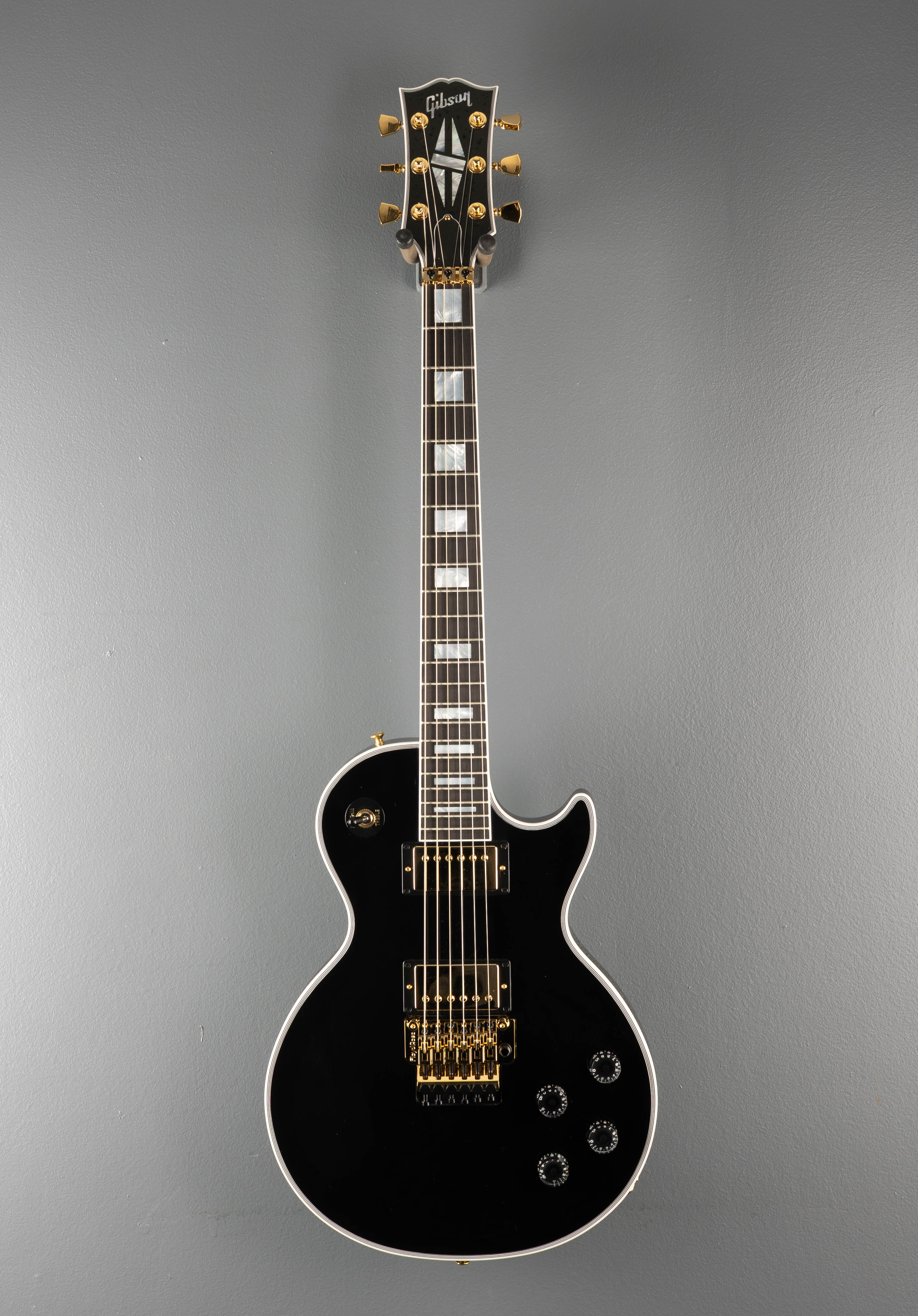 Les Paul Axcess Custom w/Ebony Fingerboard Floyd Rose Gloss - Ebony - Image 3