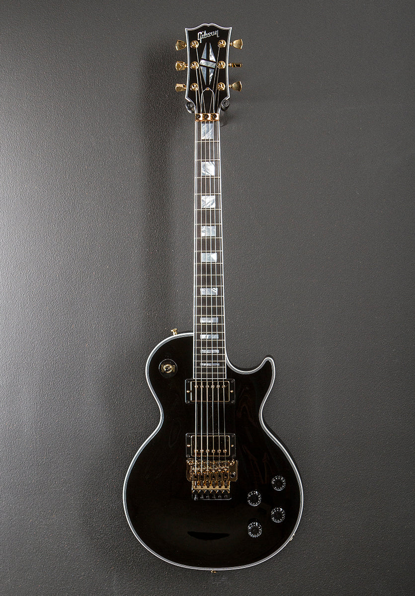 Les Paul Axcess Custom w/Ebony Fingerboard Floyd Rose Gloss - Ebony - Image 3