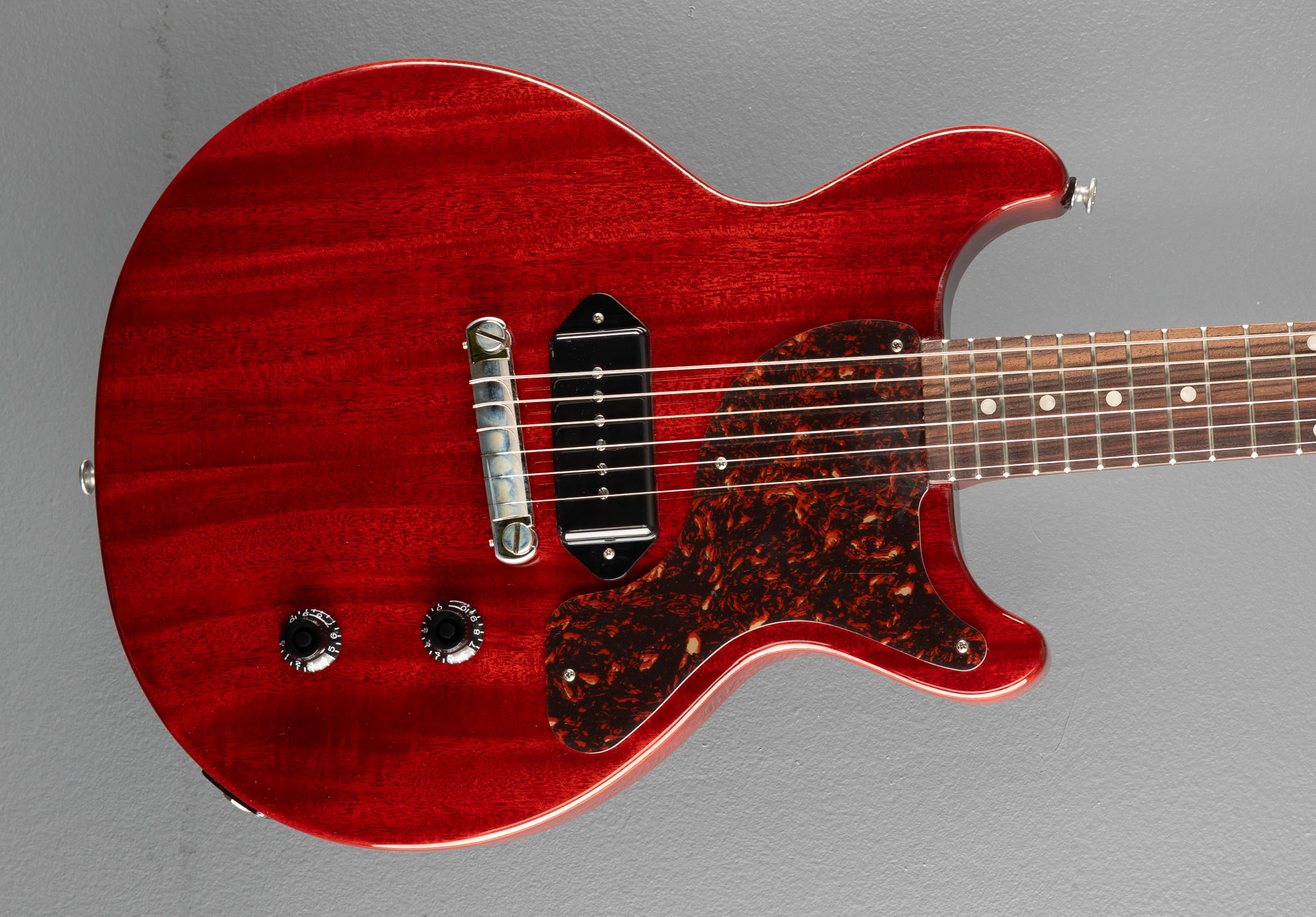 Les Paul Junior Double Cutaway - Vintage Cherry w/Tortoise Pickguard
