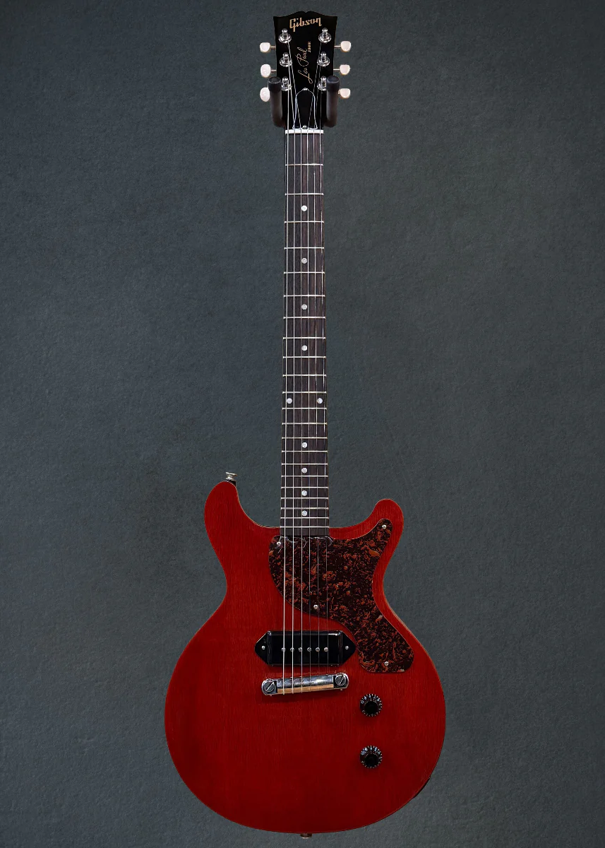 Les Paul Junior Double Cutaway - Vintage Cherry w/Tortoise Pickguard - Image 3