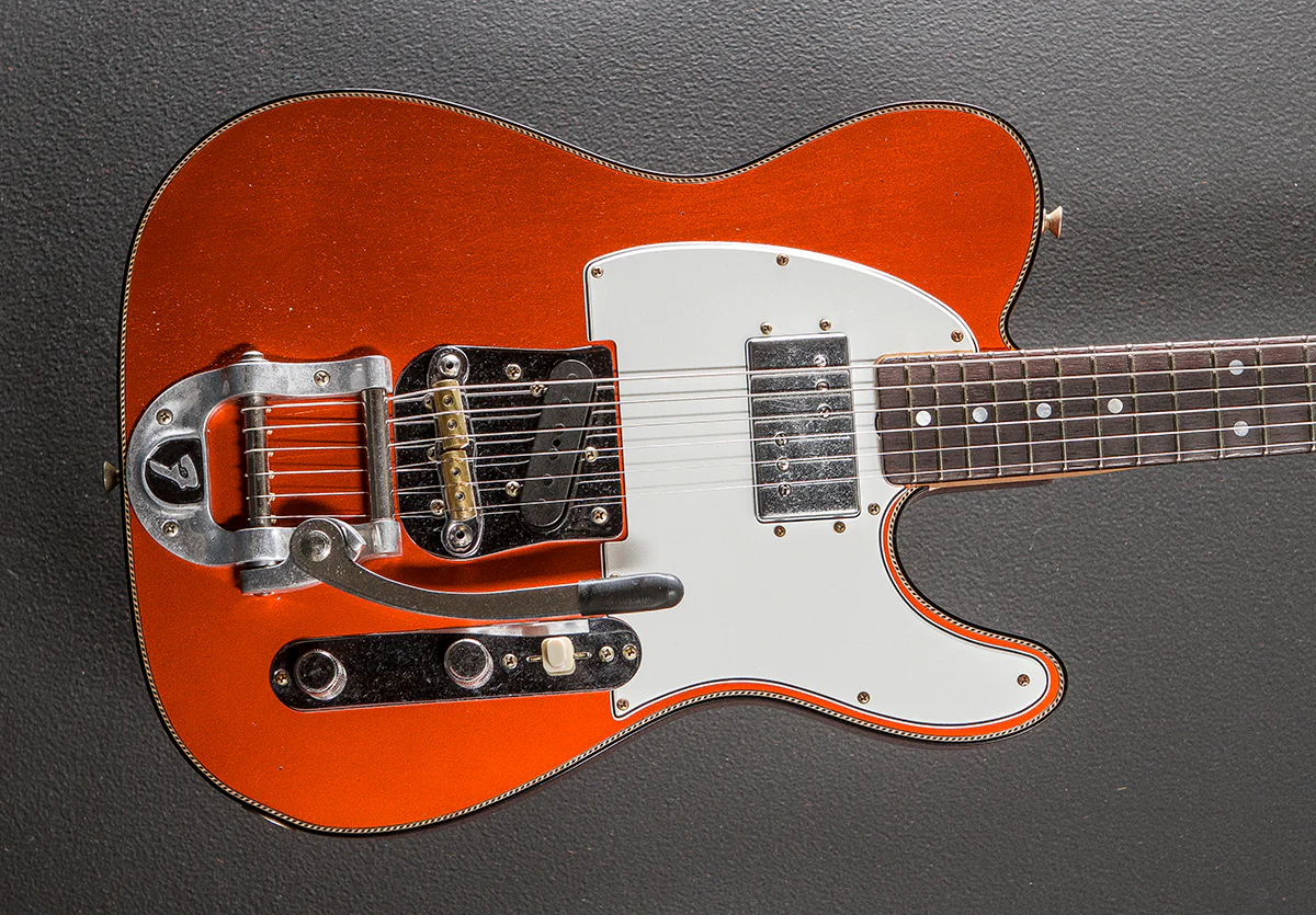 Limited Edition CUNIFE Journeyman Relic Tele Custom w/Bigsby - Candy Tangerine