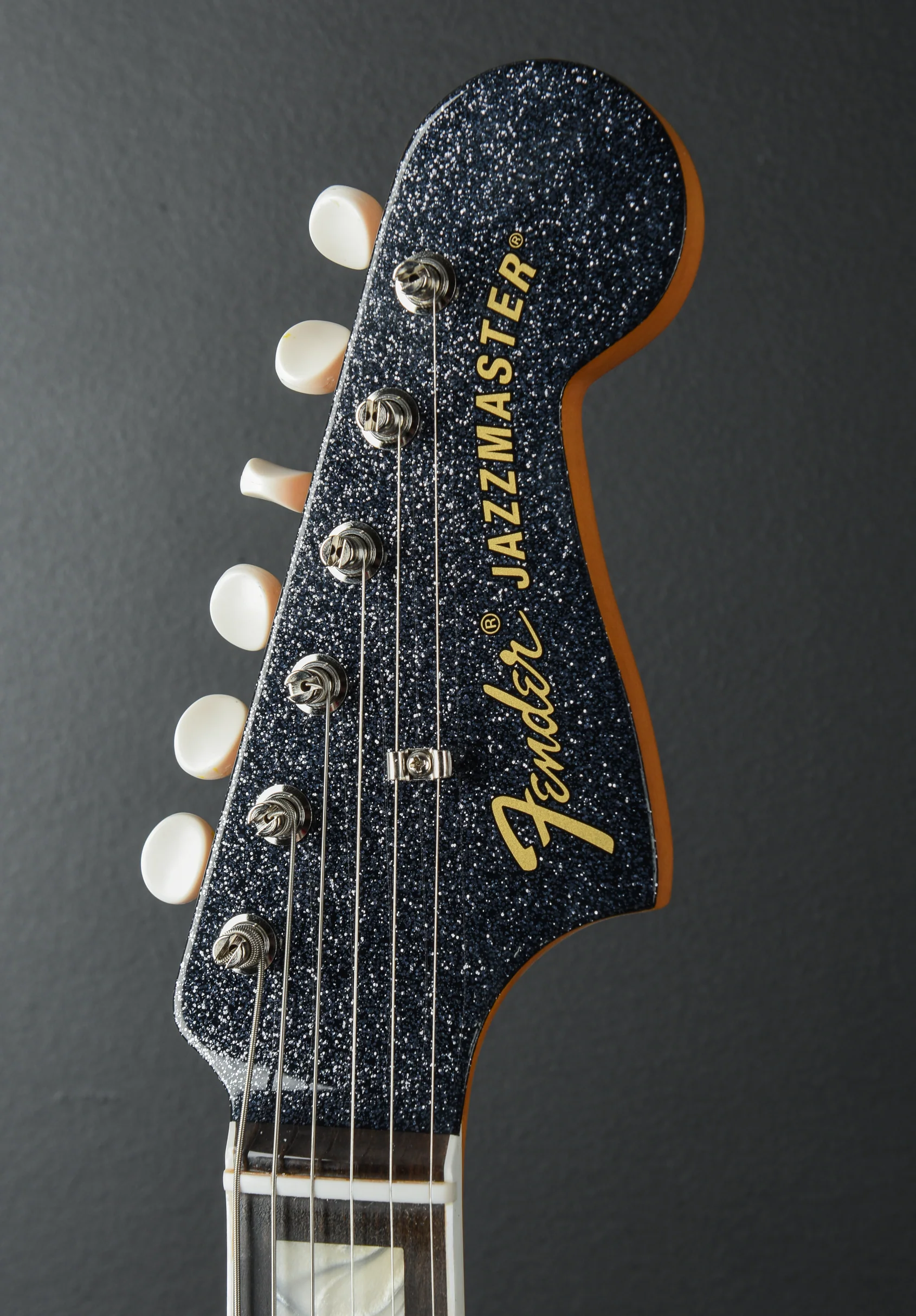 Limited Edition Gold Foil Jazzmaster - Black Sparkle - Image 7