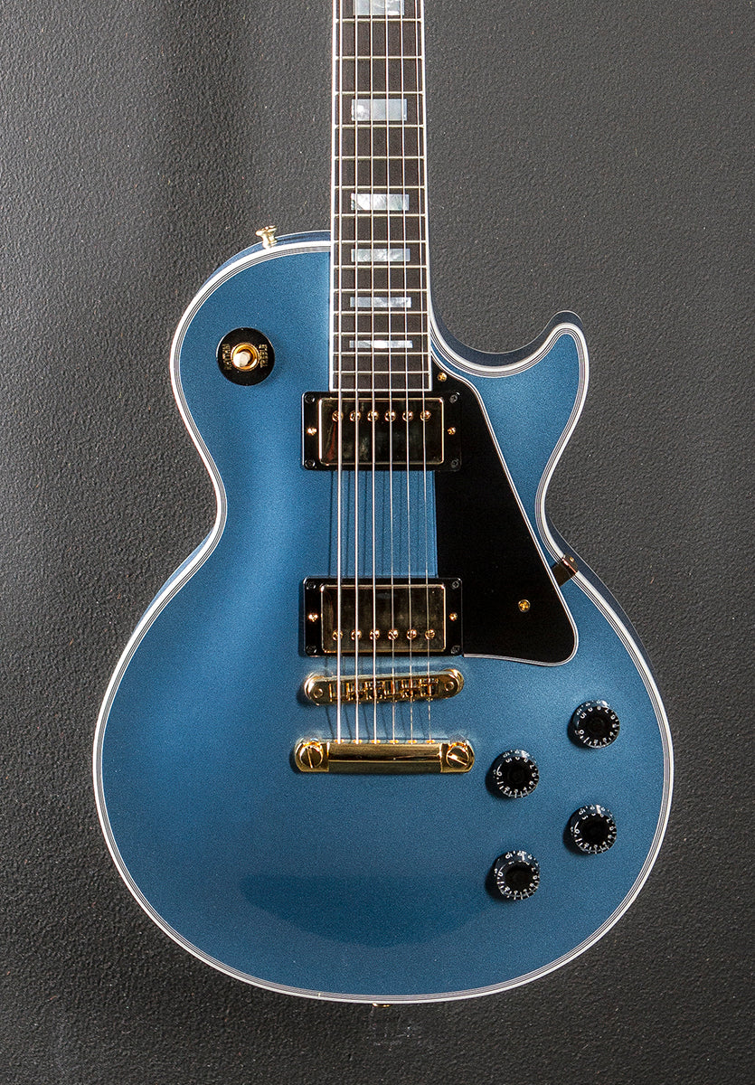 "Made to Measure" Les Paul Custom - Pelham Blue w/Ebony - Image 2