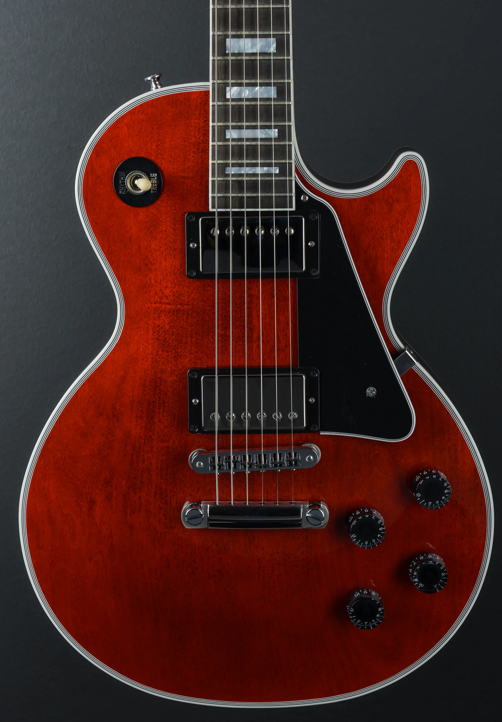 "Made to Measure" Les Paul Custom - Wine Red w/Ebony - Image 2